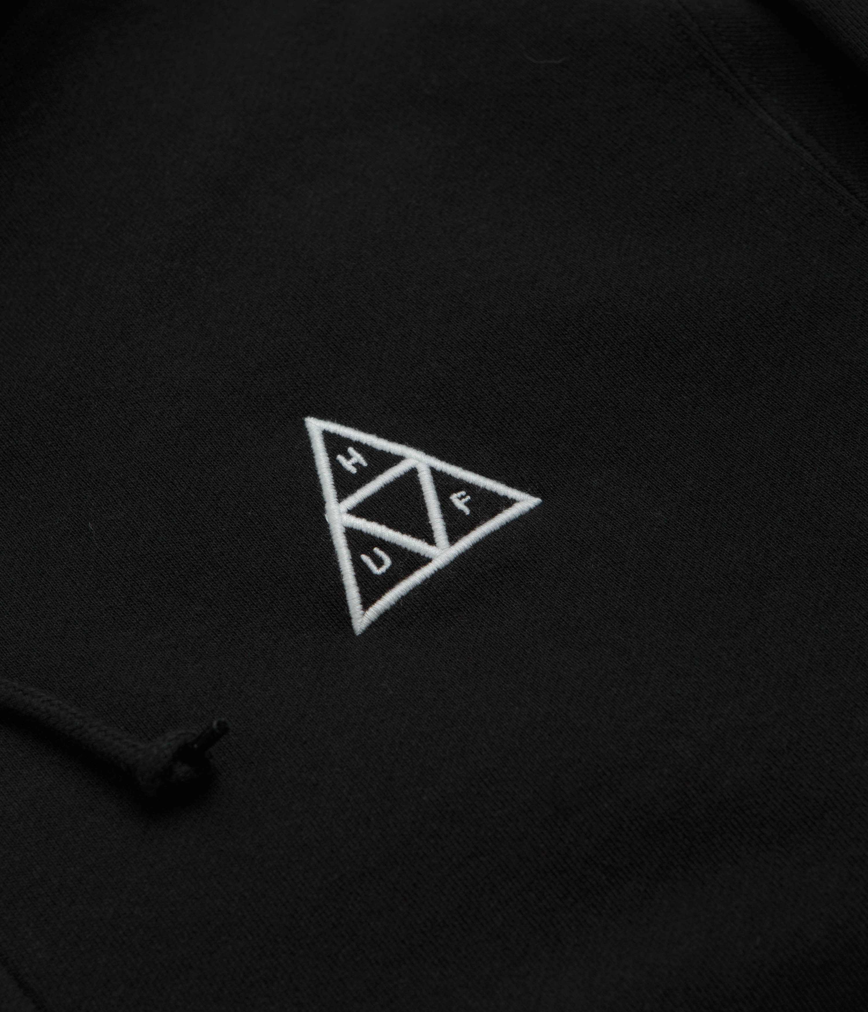 HUF Set TT Full Zip Hoodie - Black Dad Uniform