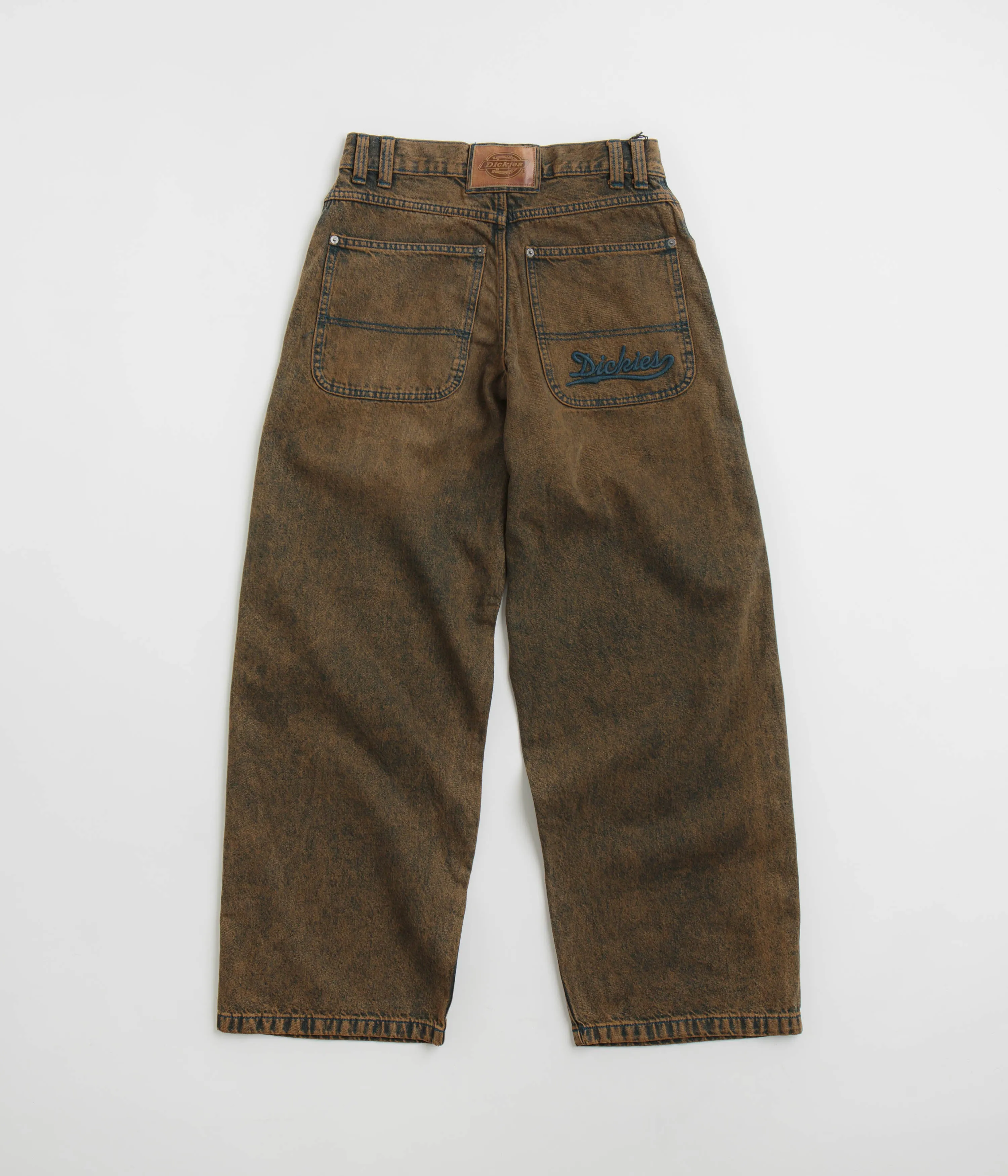 Dickies Loose Wave Jeans - Indigo Brown Tinted Spring Mood Outdoor Enthusiast Formal Organic Cotton