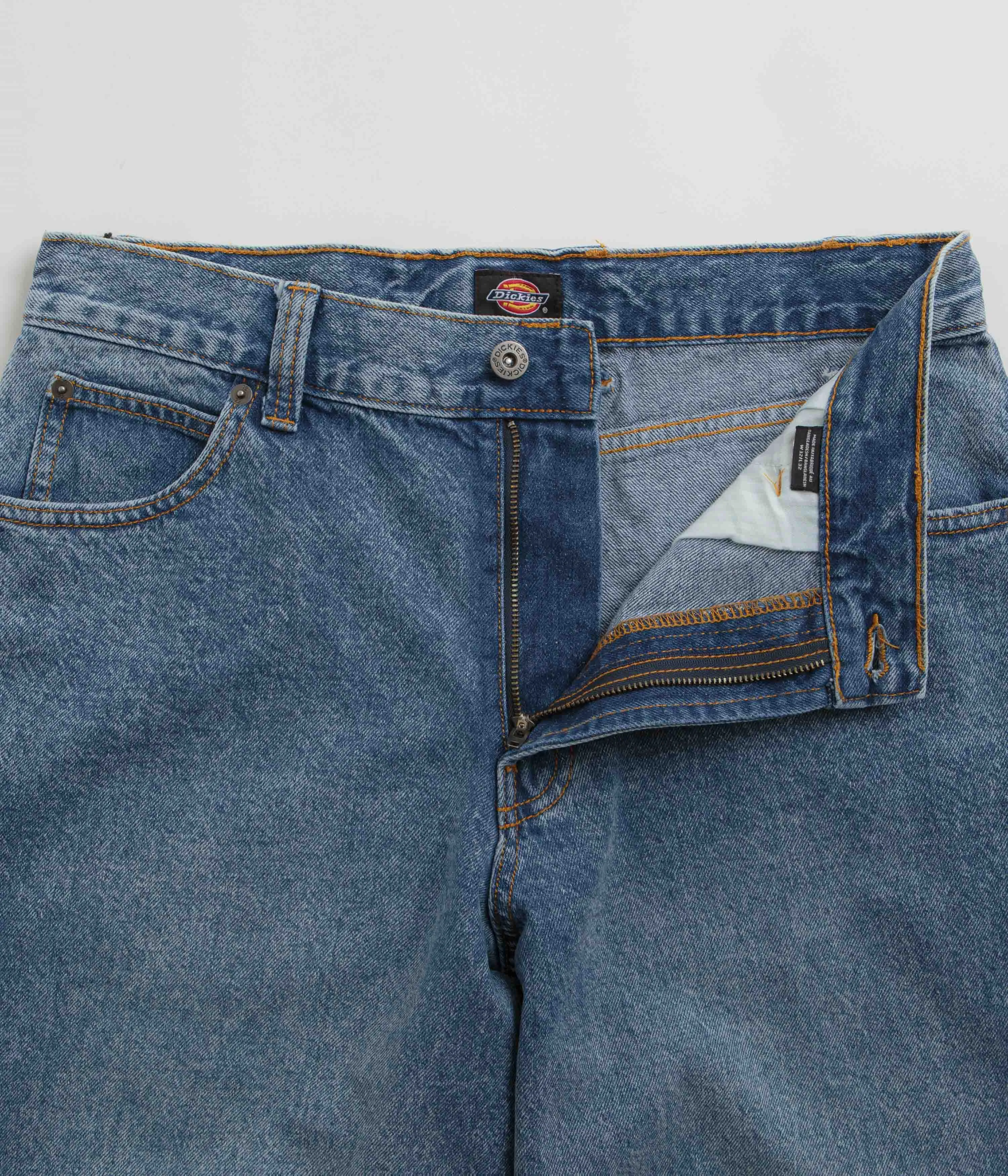 Dickies Loose Wave Jeans - Rinsed Blue / Fade Comfy Touch