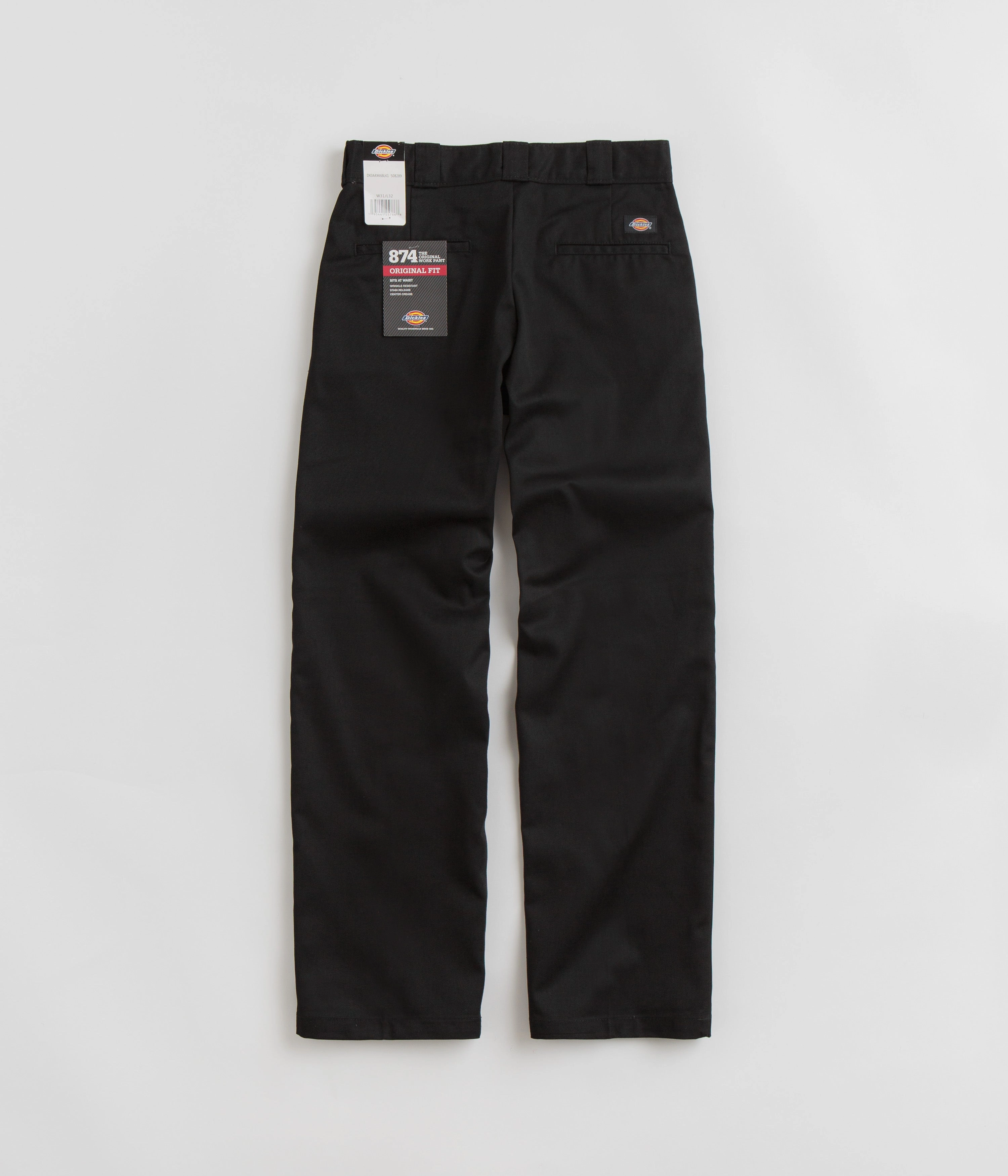 Double Stitched AntiStaticTreatment Dickies 874 Rec Work Pants - Black