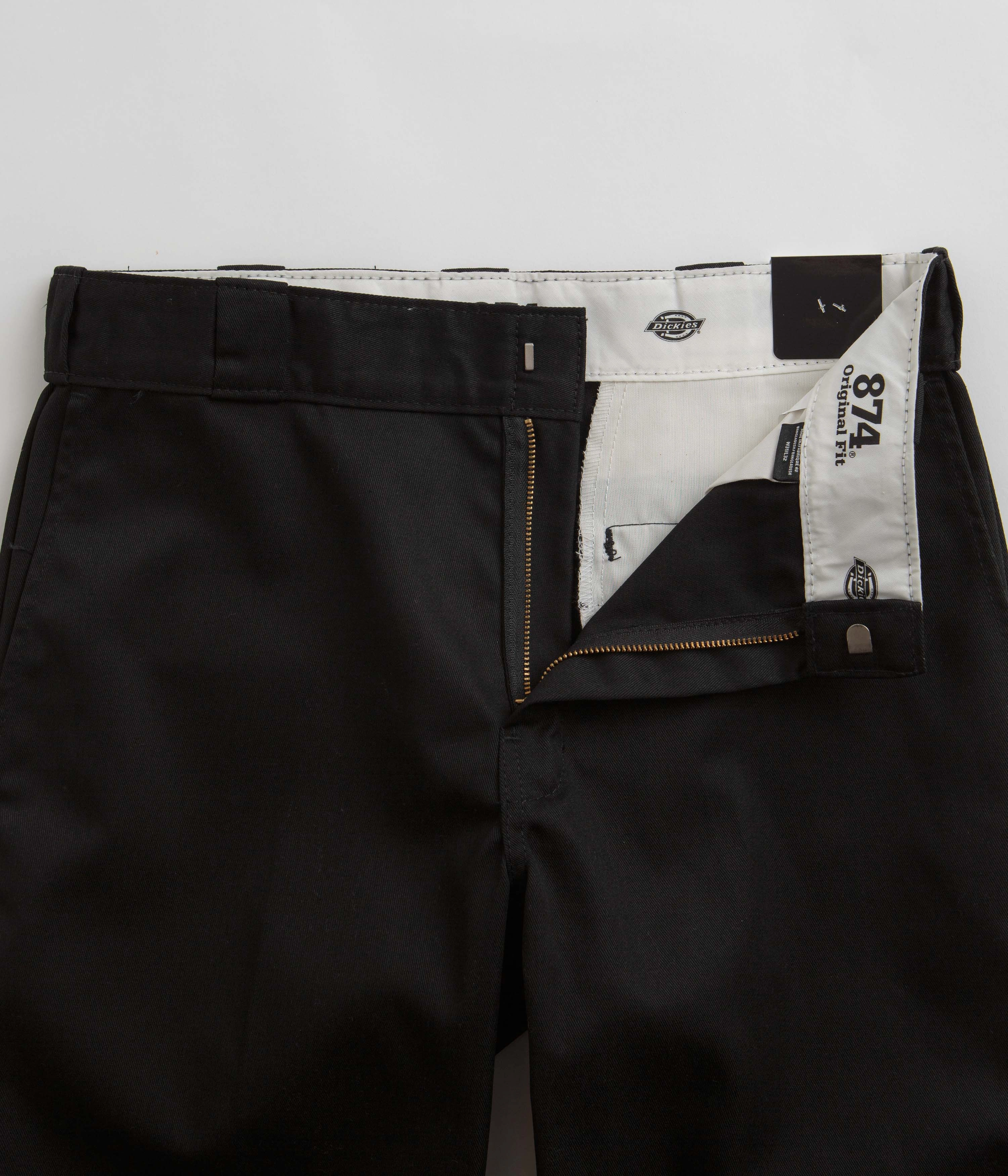 Distressed finish LightweightComfort Dickies 874 Rec Work Pants - Black
