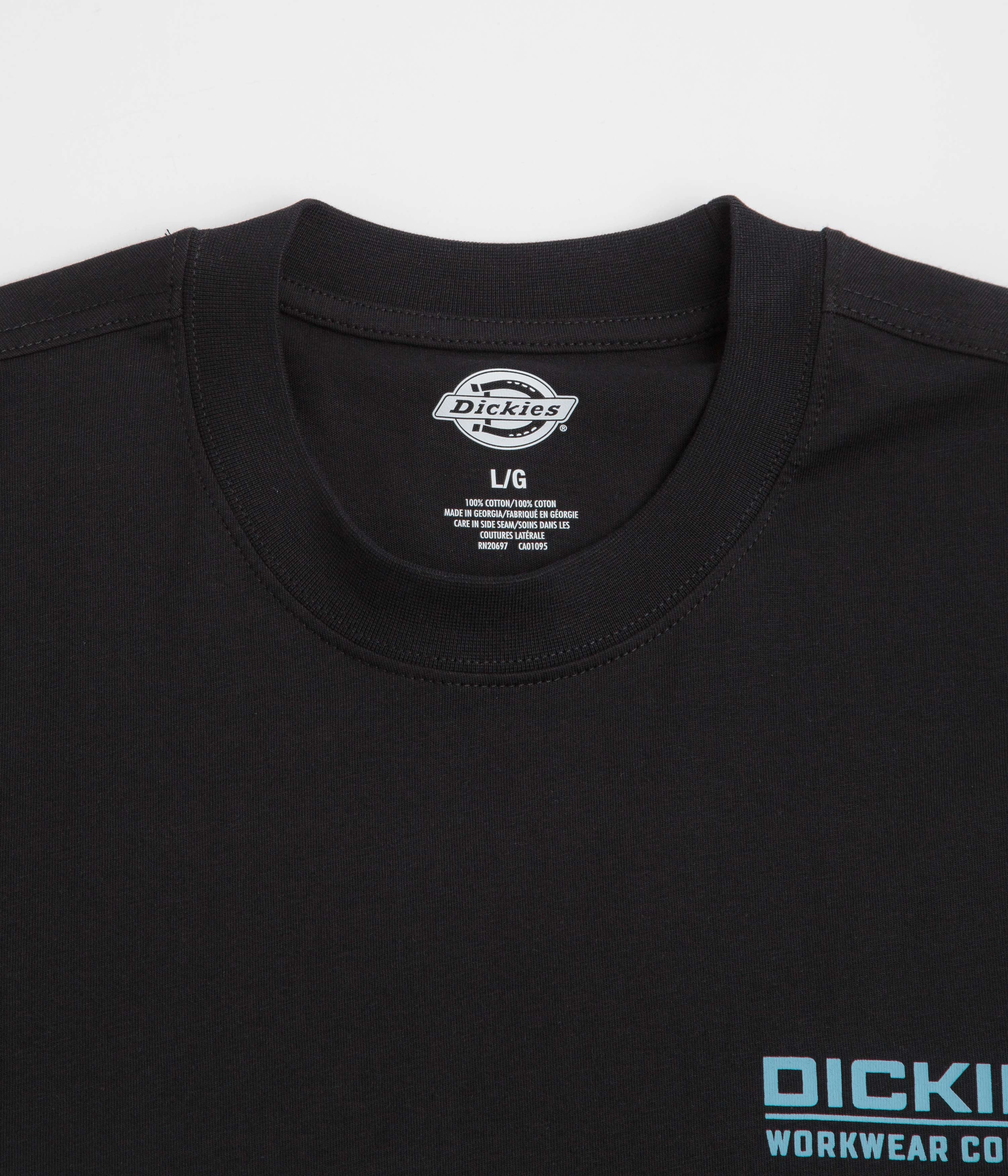 Recycled Polyester Blend Dickies Bolivar T-Shirt - Black