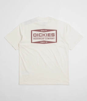 Dickies Bolivar T-Shirt - Egret Relaxed and Comfy Street Smart Look