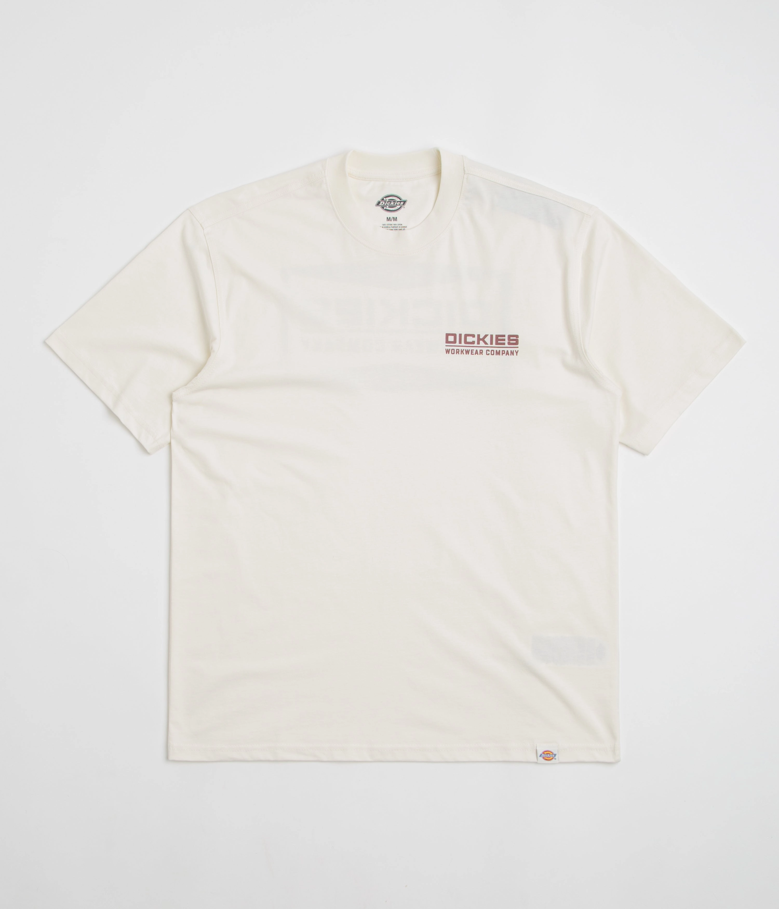 V neck style Odor Resistant Treatment Dickies Bolivar T-Shirt - Egret