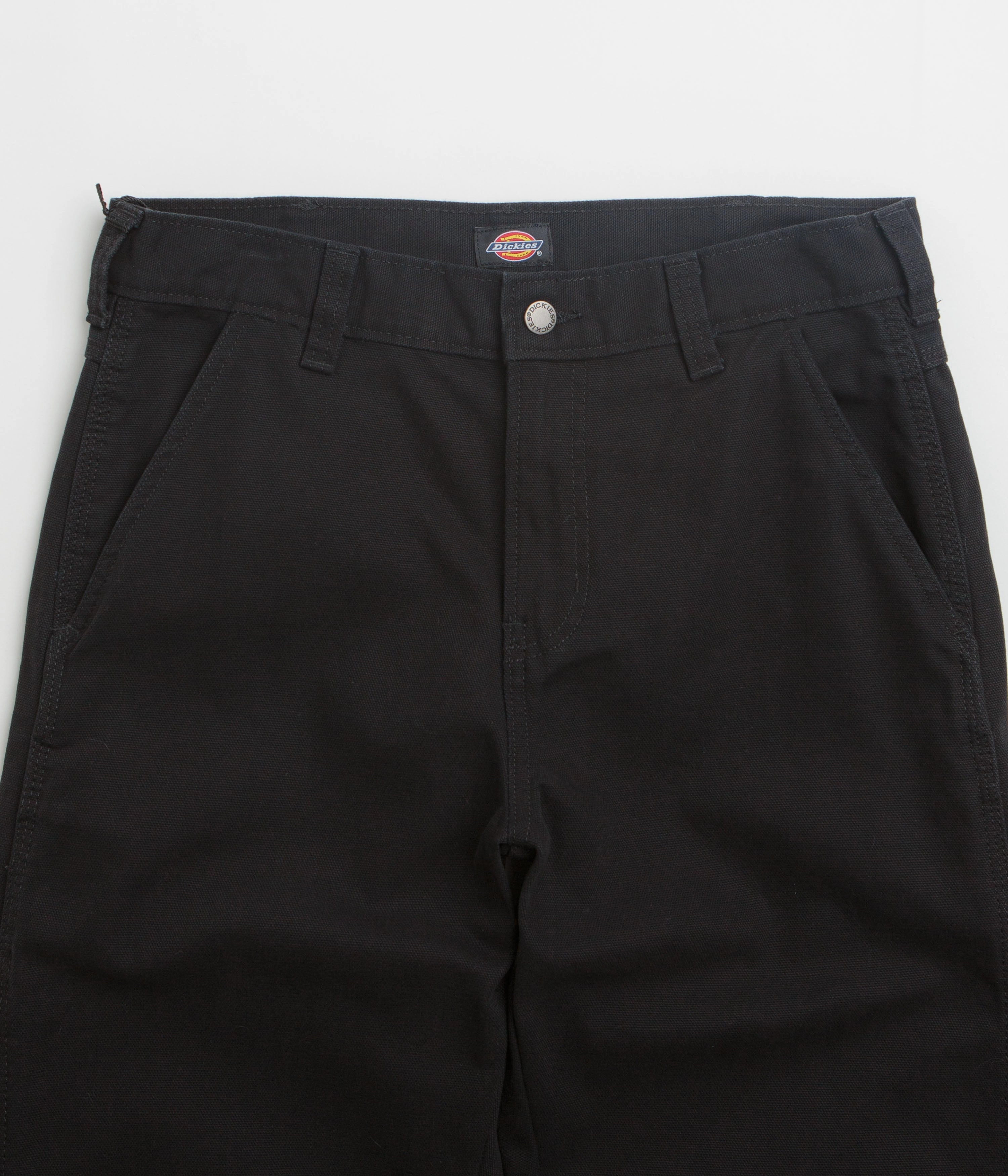 Dickies Carpenter Canvas Pants - Black Flattering Fit pilling resistant