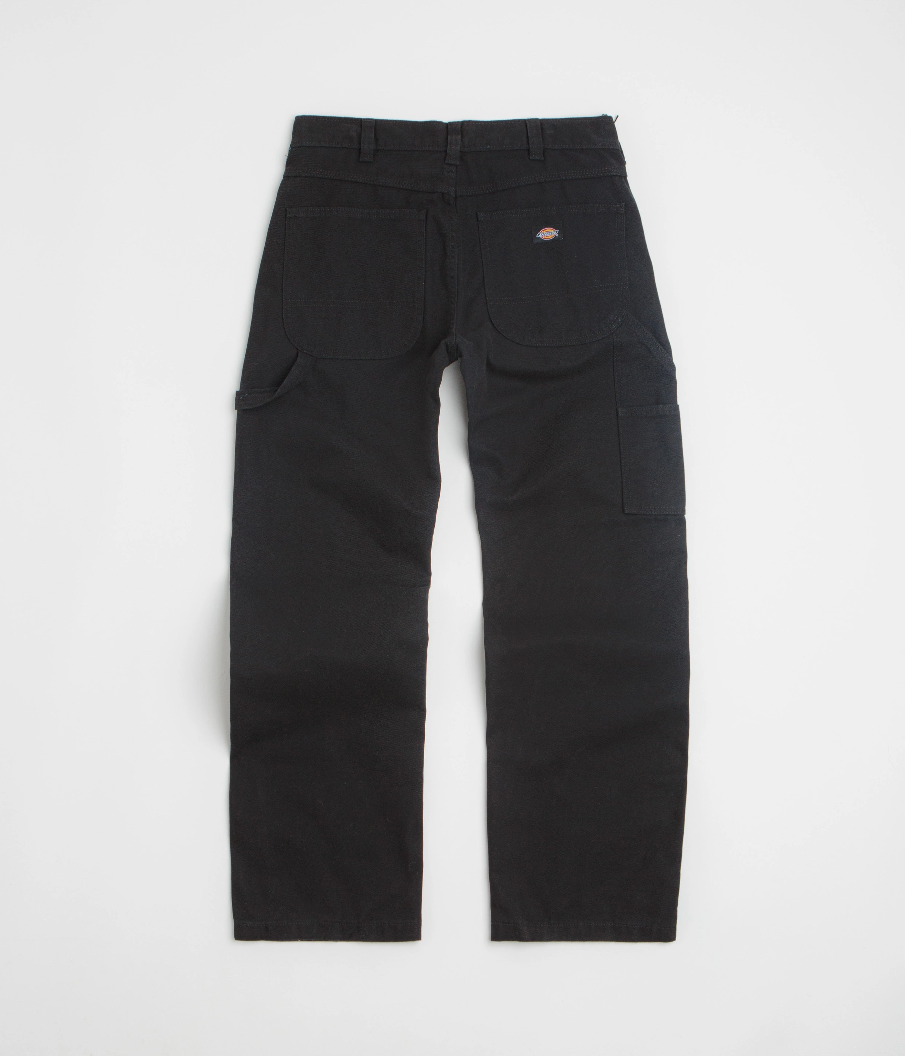 windproof Reinforced Stress Points Dickies Carpenter Canvas Pants - Black