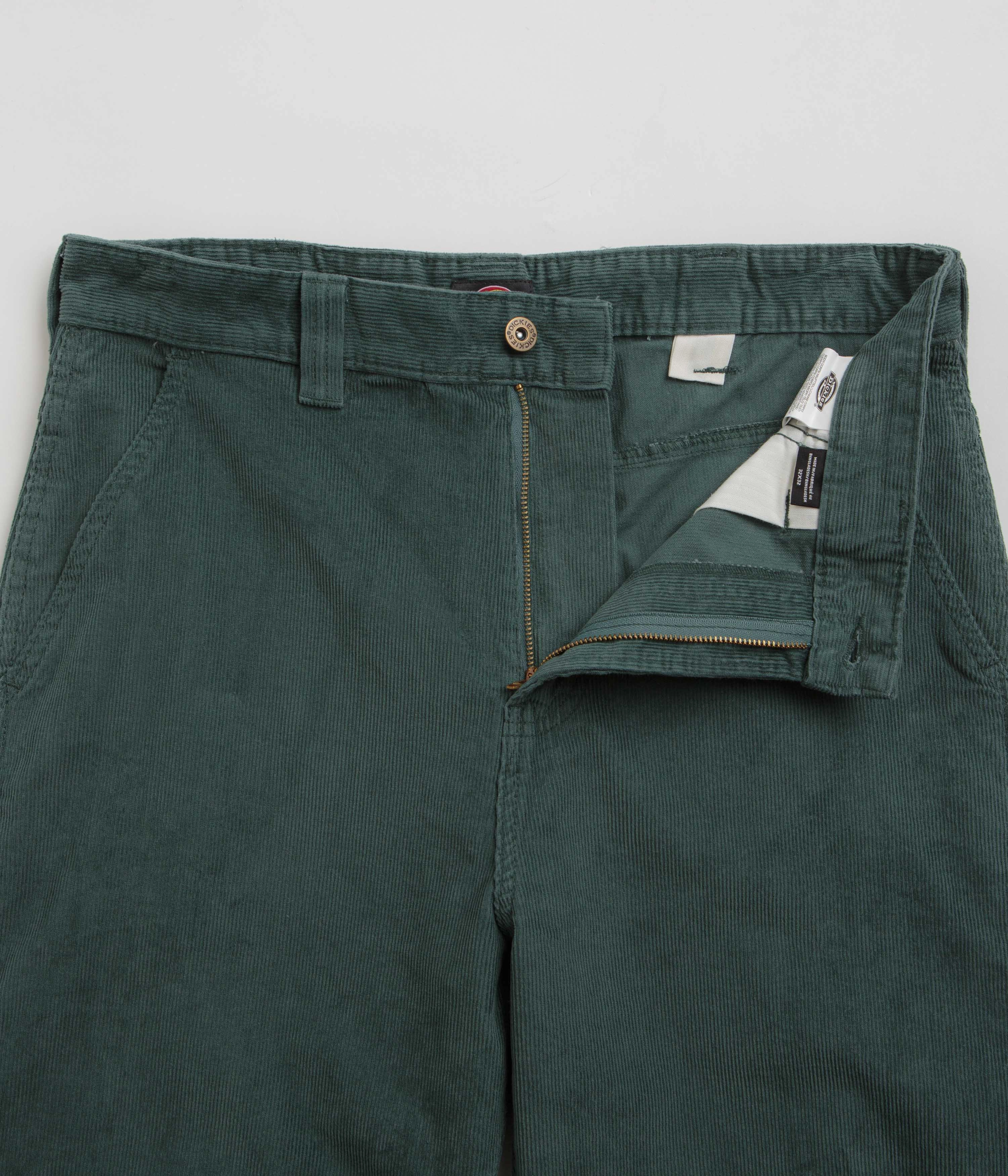 Dickies Corduroy Carpenter Pants - Lincoln Green Comfort and style Versatile Fit