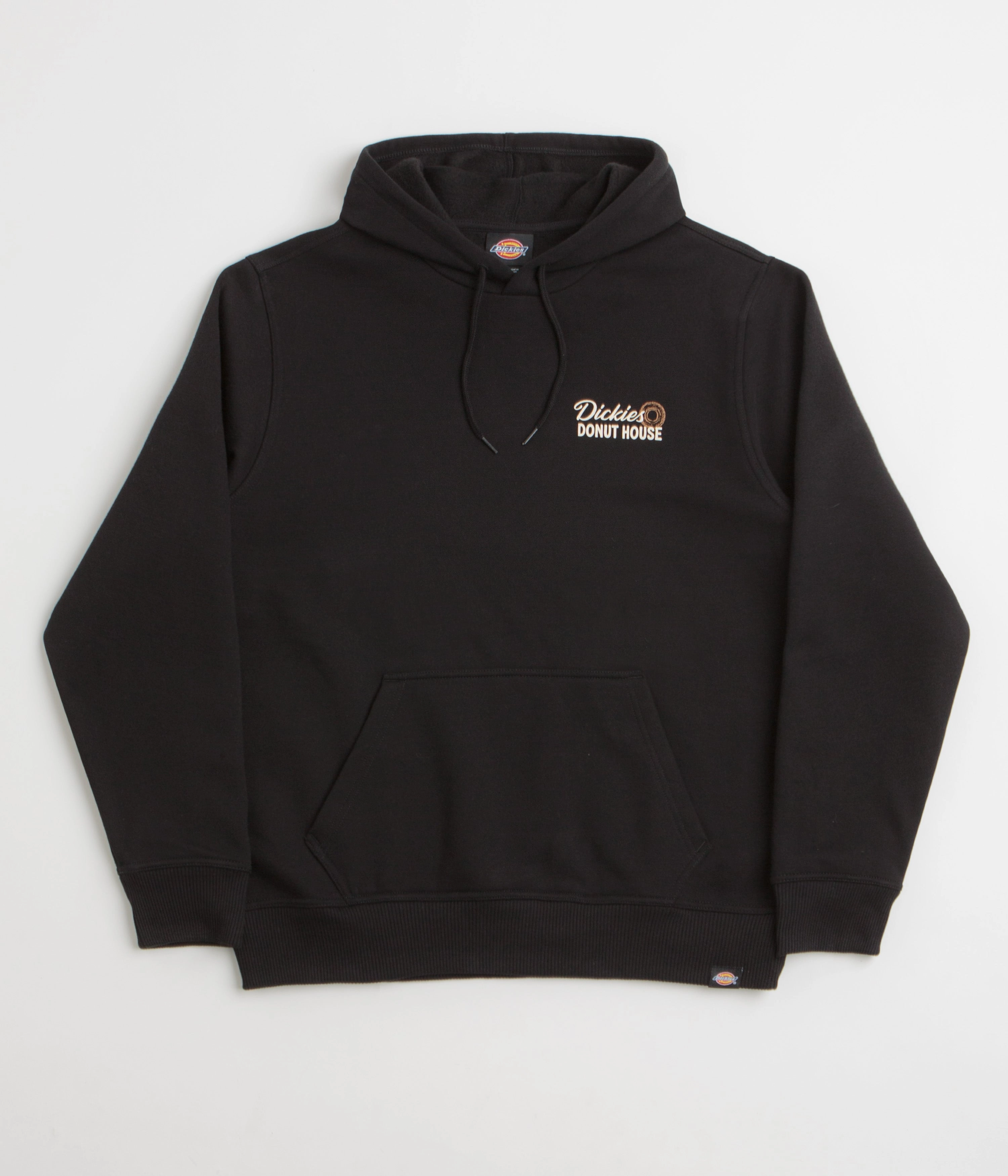 Lightweight Construction City Style Dickies Donut House Hoodie - Black