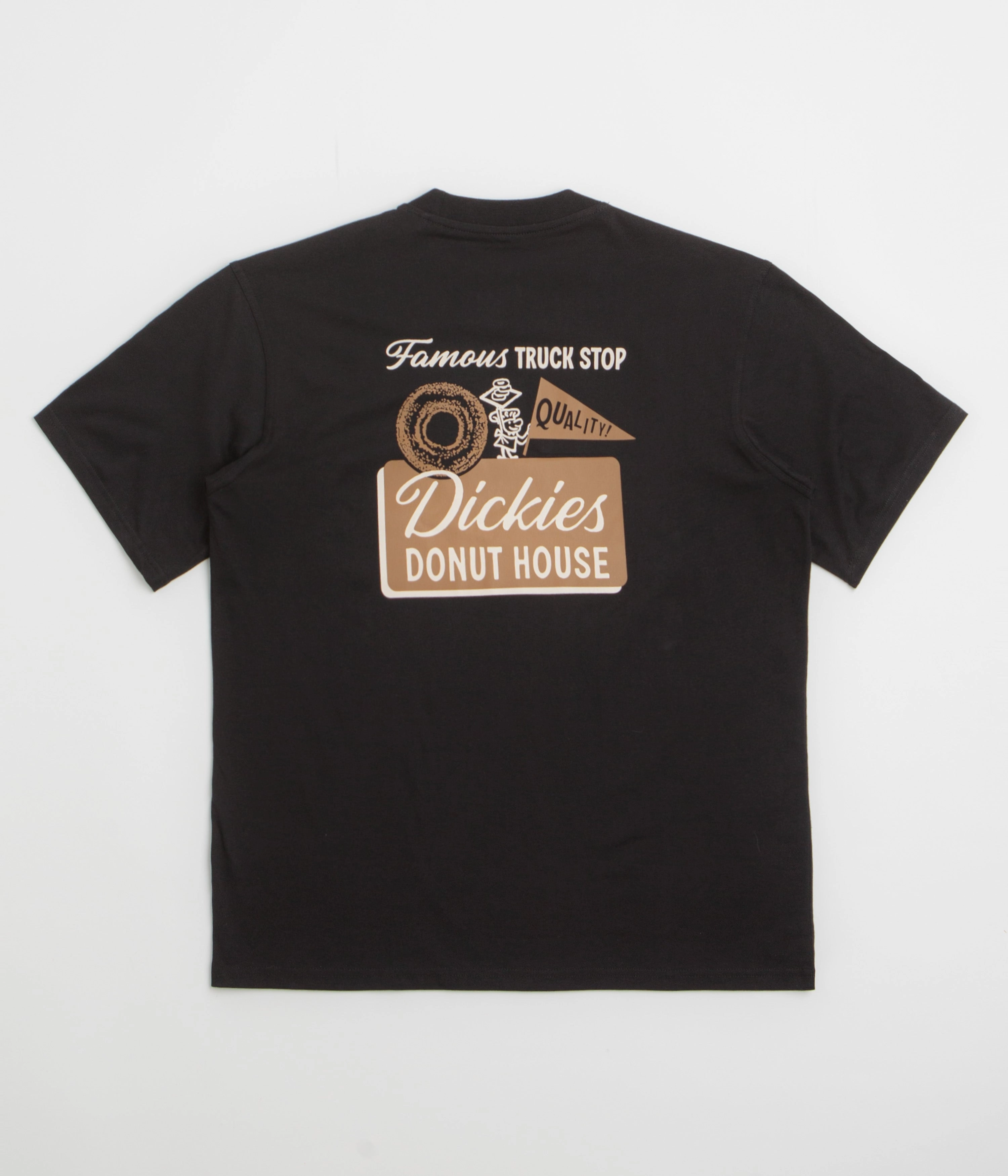 Versatile Comfort Dickies Donut House T-Shirt - Black