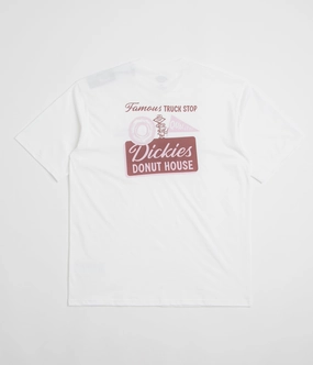 SlimFitDesign Dickies Donut House T-Shirt - White