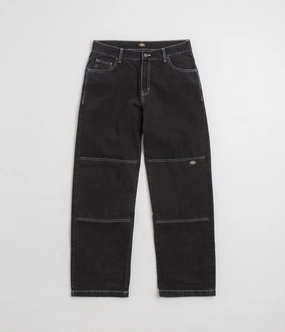 Dickies Double Knee Jeans - Black Wash Casual Edge