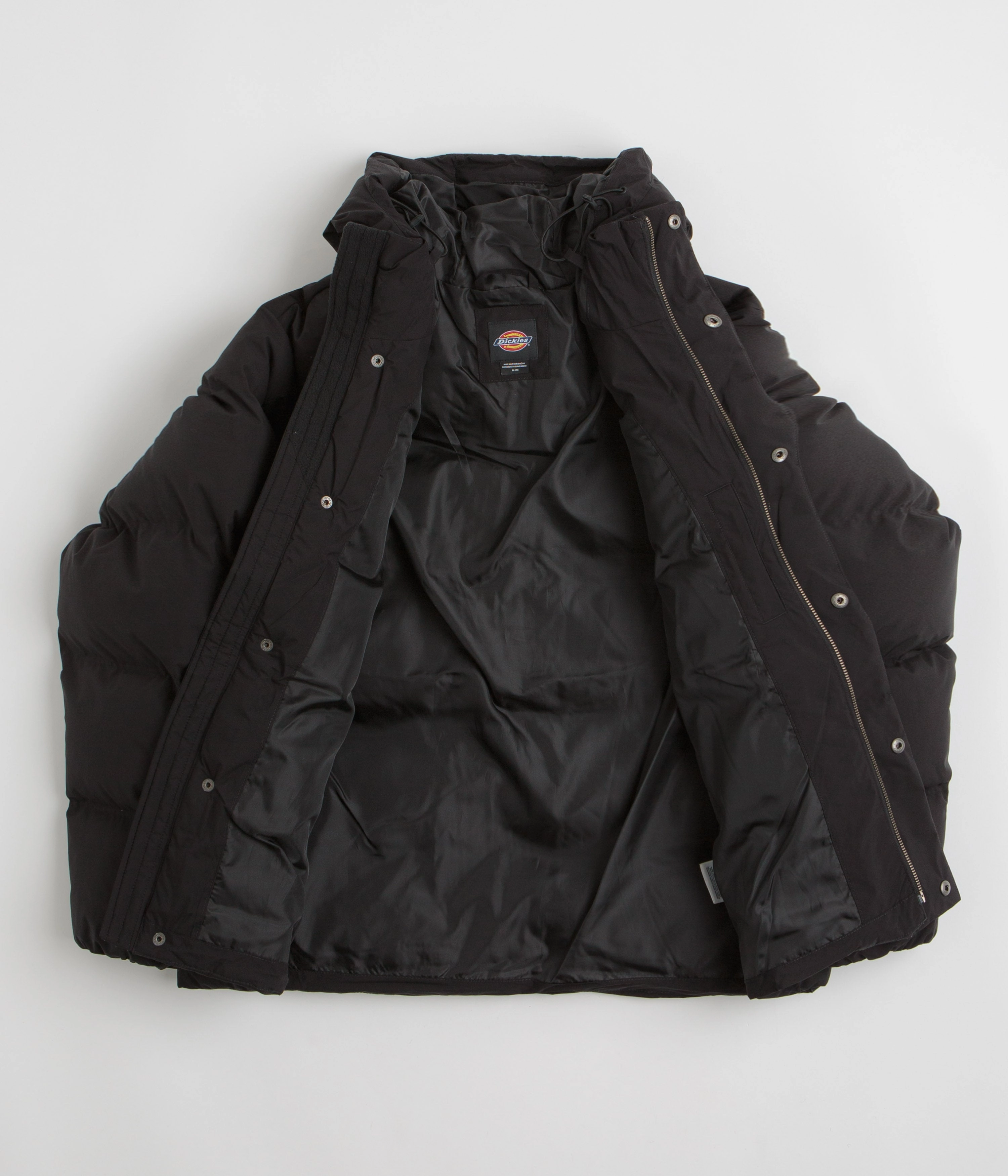 Dickies Eagleville Hooded Puffer Jacket - Black library