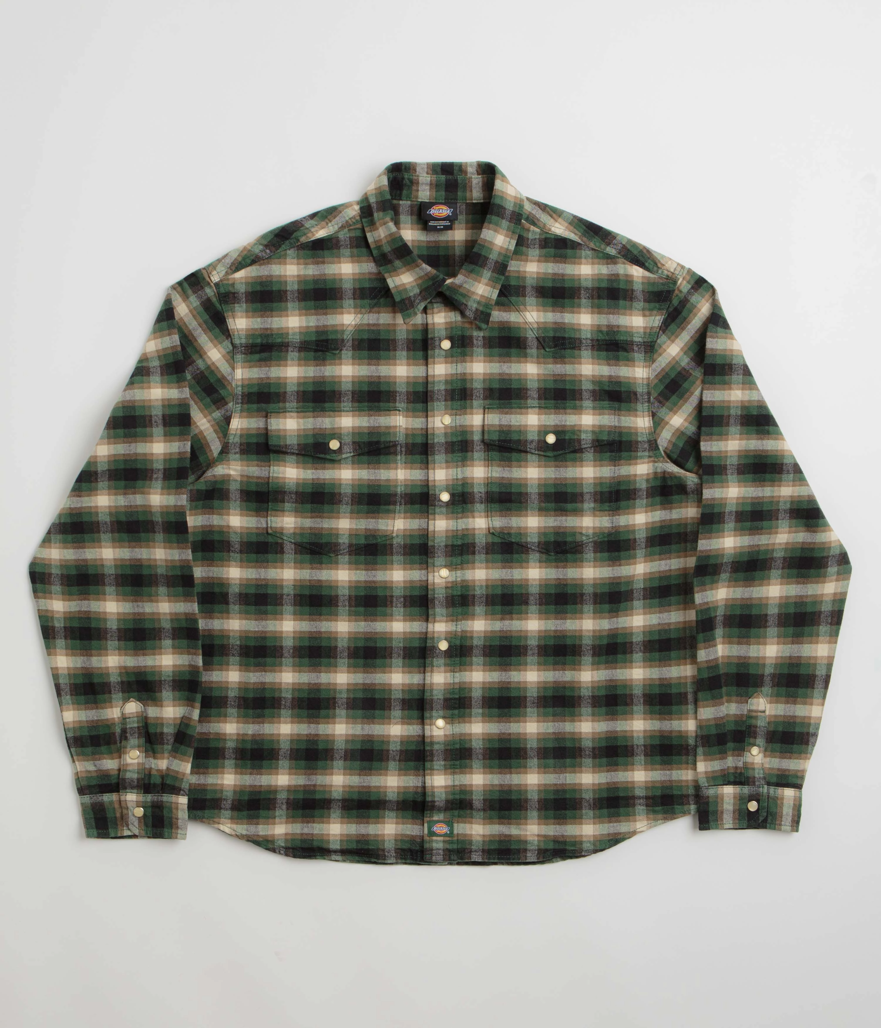 First Date Dickies Johnsonville Shirt - Pine Needle Green