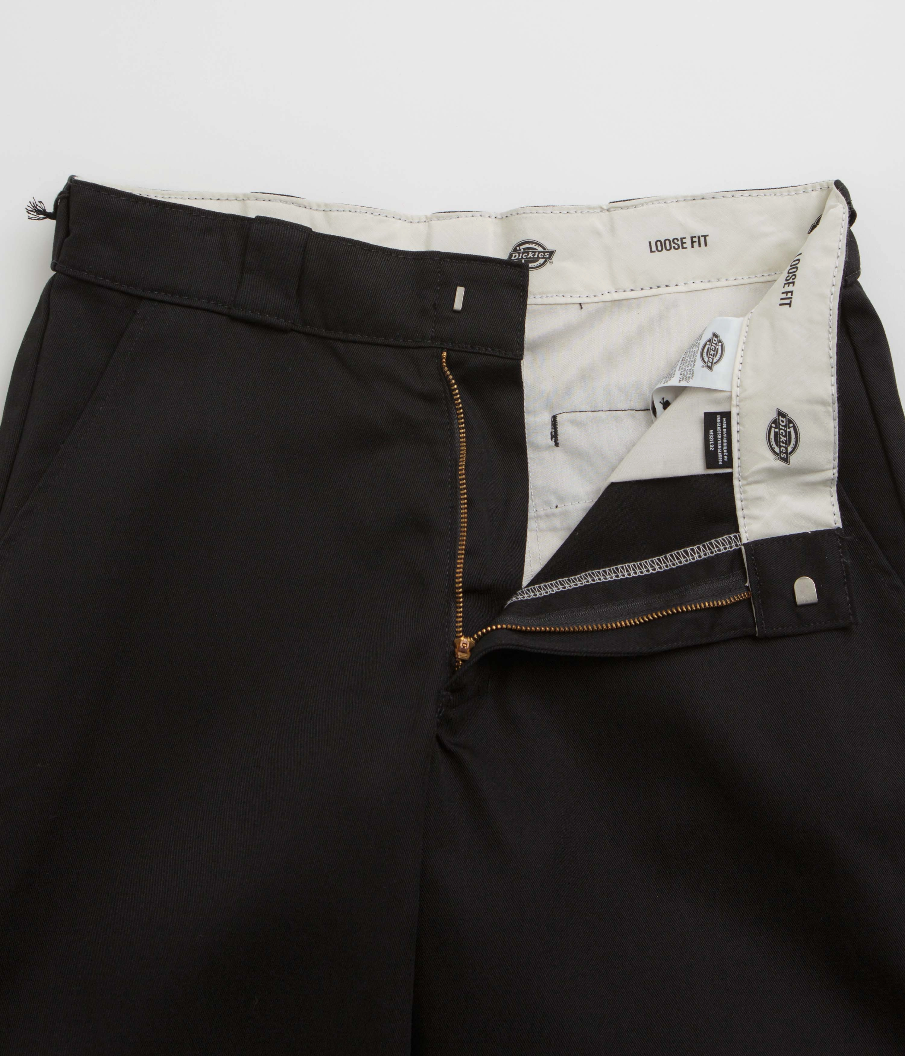 Dickies Loose Multi Pocket Work Pants - Black Perfect Shape SoftTouchFinish