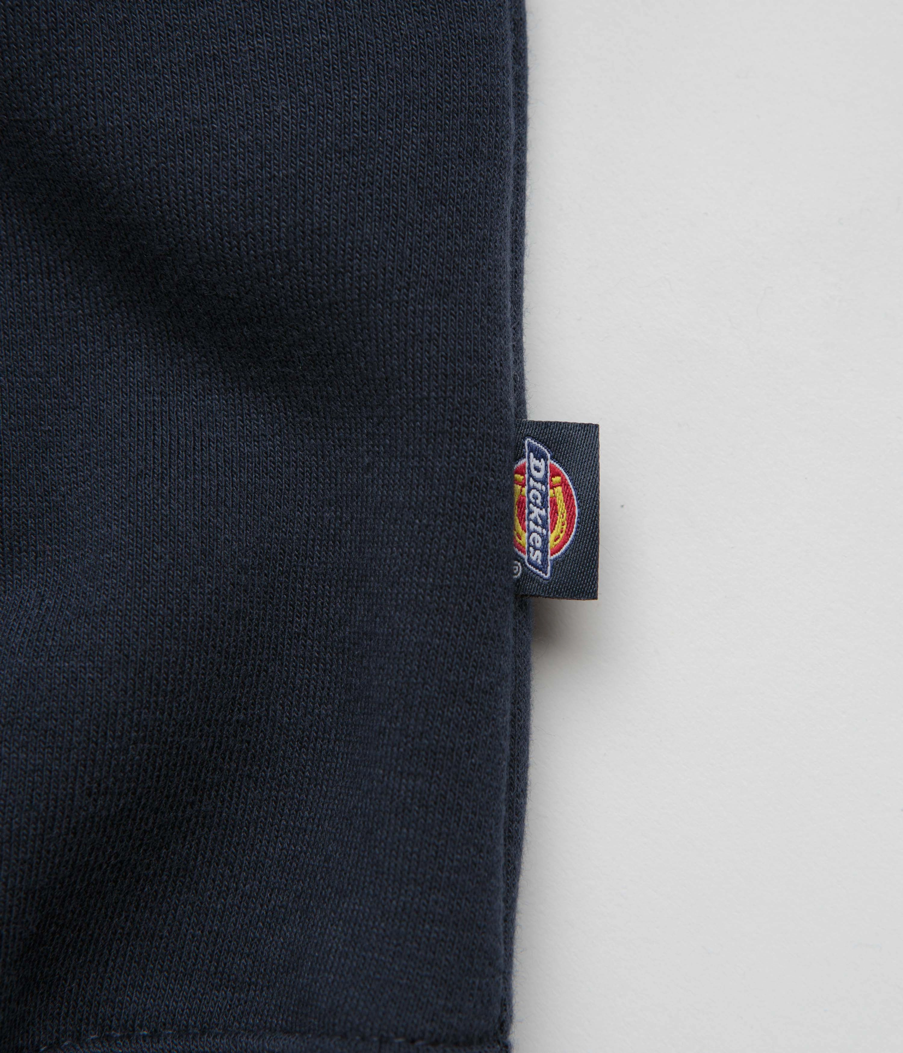 Dickies Oakport Hoodie - Navy Blue Drop Shoulder Kangaroo like