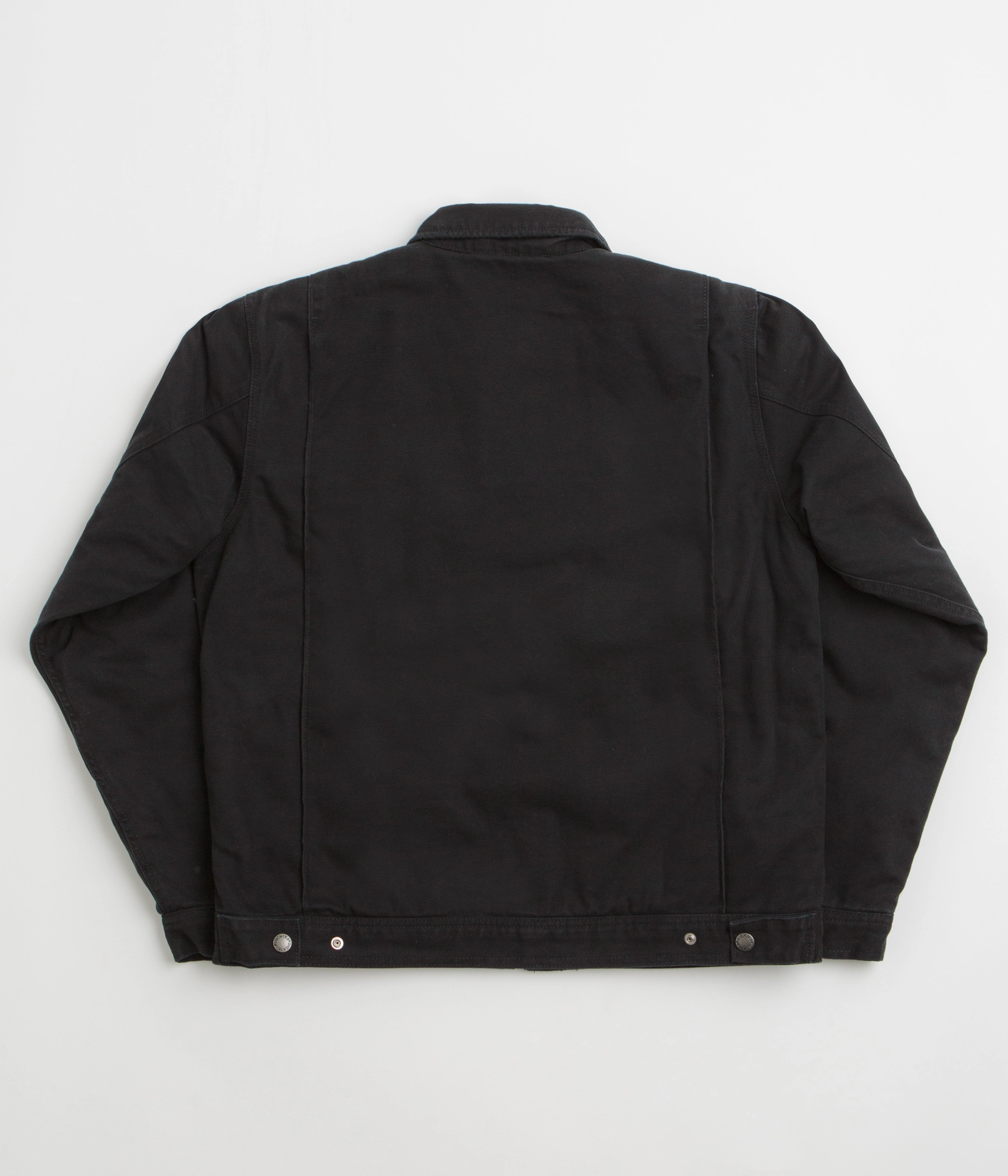 Eco friendly materials Easy Zip Dickies Painter Canvas Jacket - Black