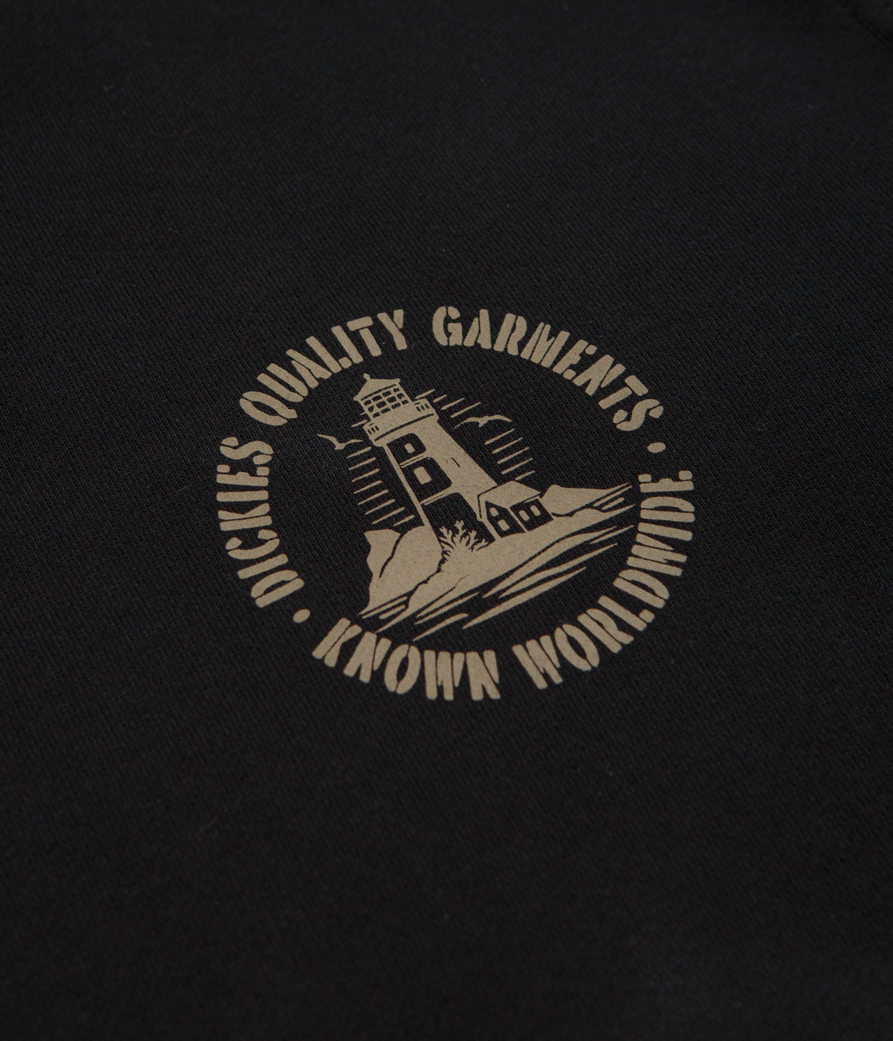 UV Protection Modern Streetwear Dickies Parrotsville Hoodie - Black