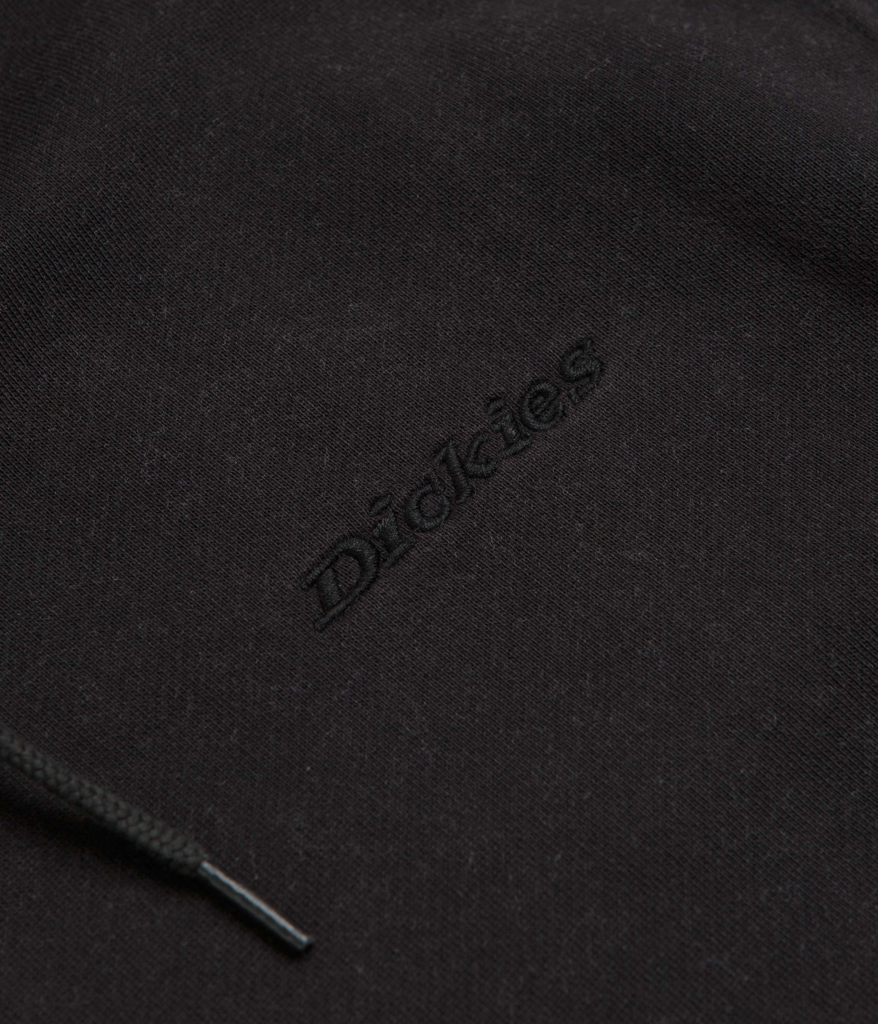 Reinforced Elbow Patches Eco Friendly Dye Dickies Plentywood Hoodie - Black