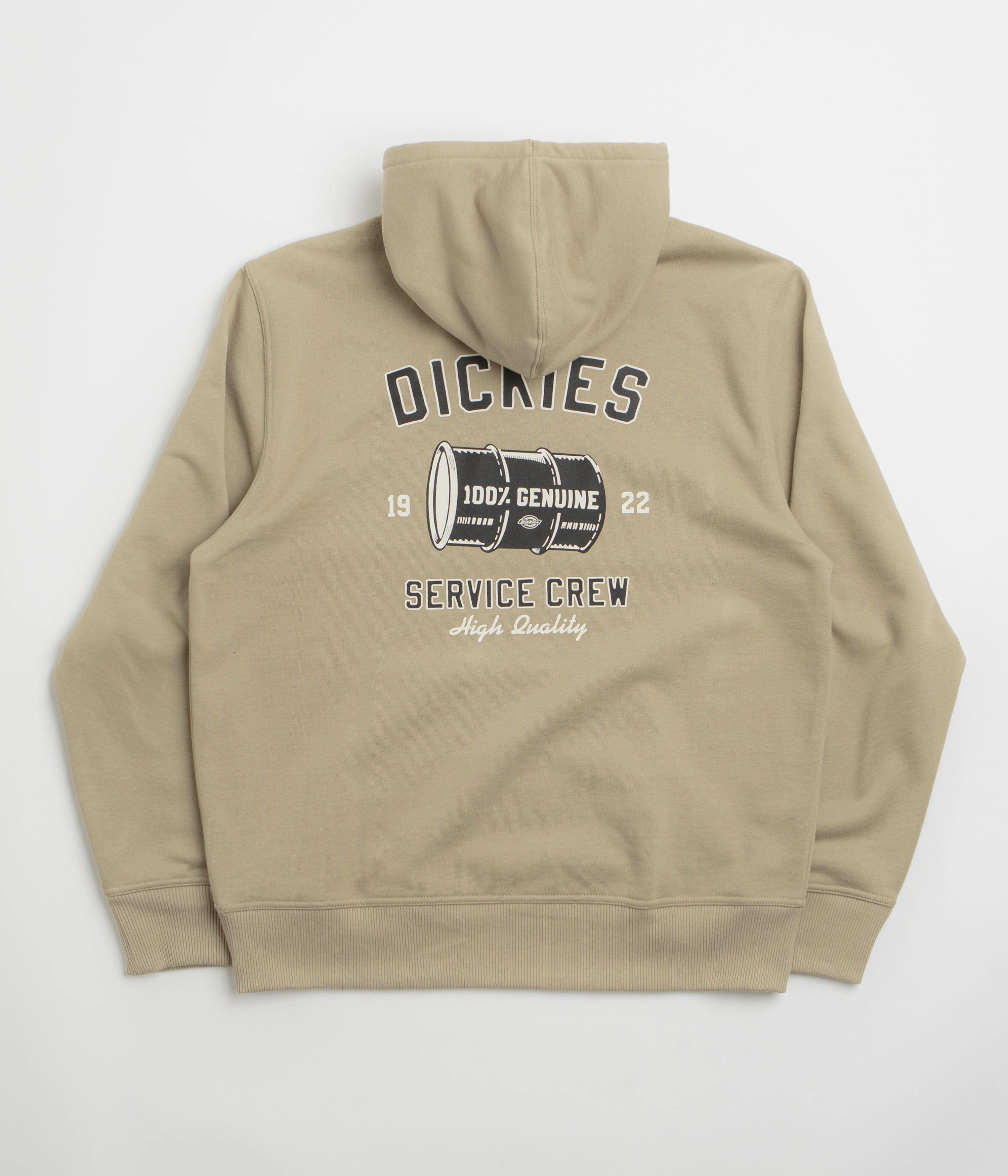 Dickies Service Crew Hoodie - Desert Sand Quick Dry Material