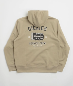 Dickies Service Crew Hoodie - Desert Sand Quick Dry Material