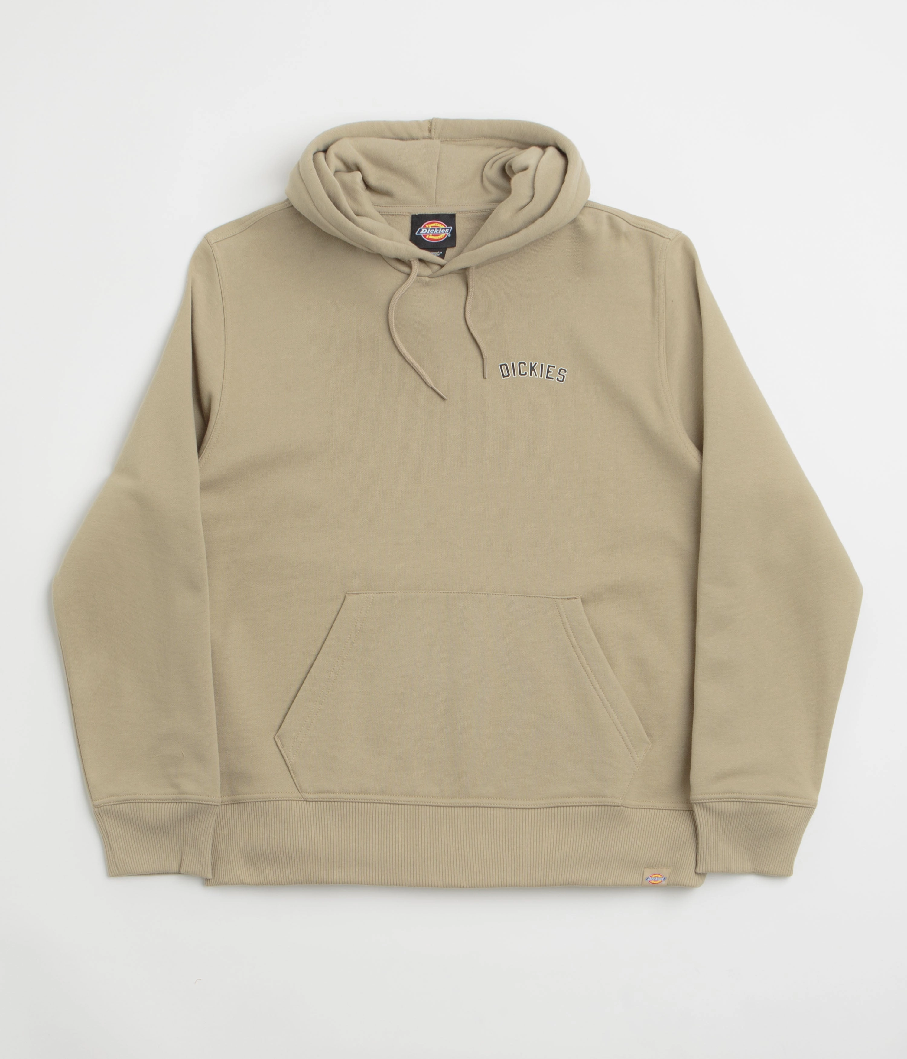 Dual Pocket Configuration Streetwear vibe Dickies Service Crew Hoodie - Desert Sand