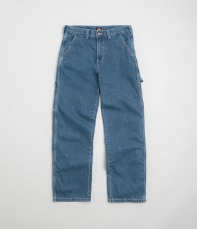 Dickies Stevensville Carpenter Jeans - Classic Blue Evening Stroll Comfy