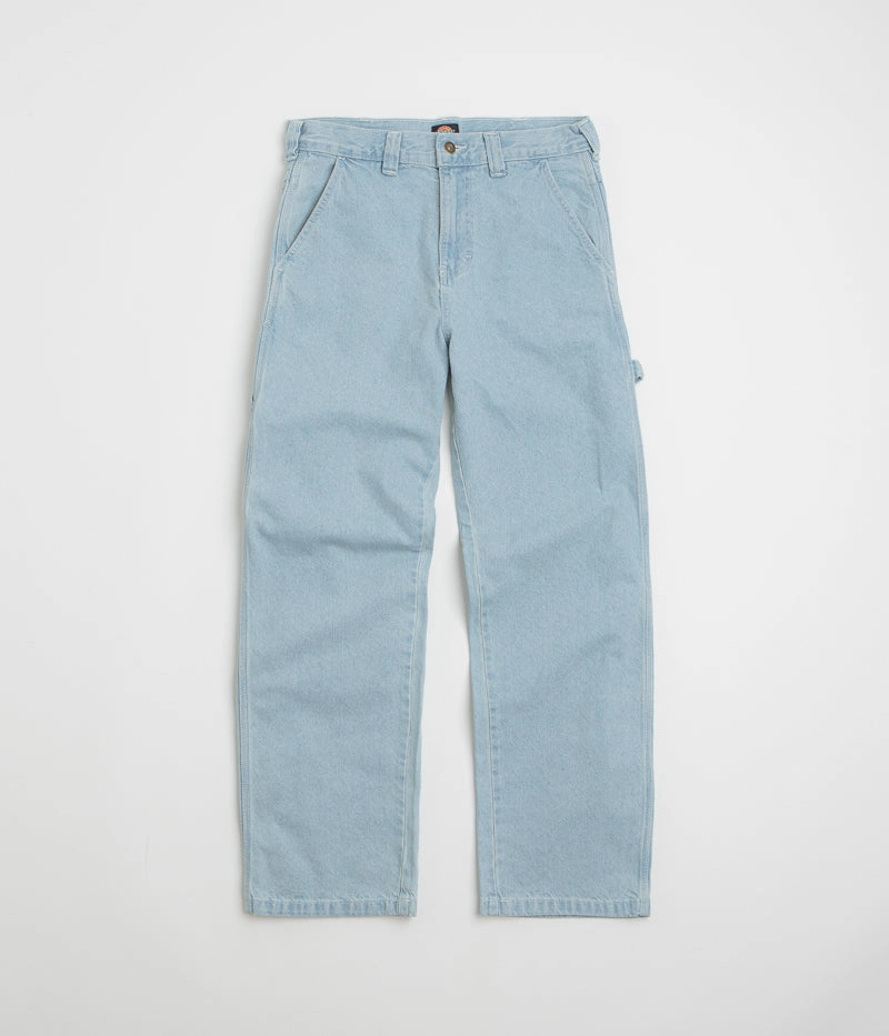 Weekend Getaway Stylish Dickies Stevensville Carpenter Jeans - Vintage Aged Blue