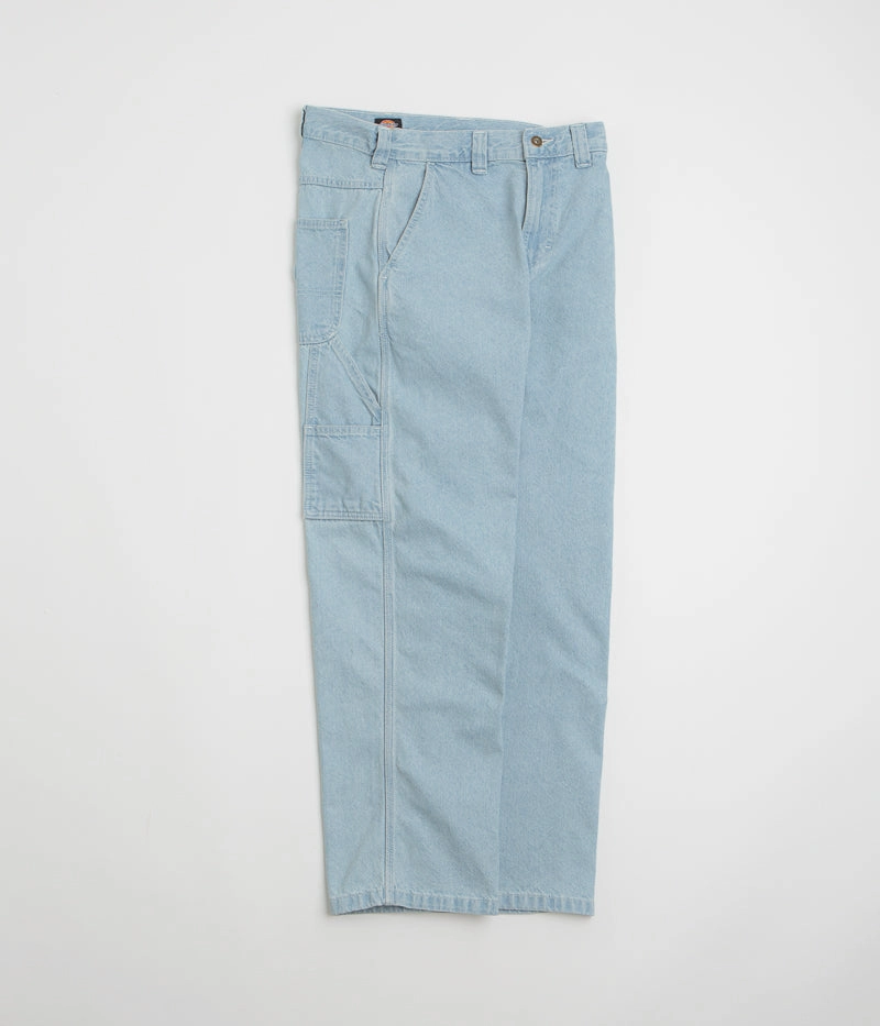 Music Event Picnic Style Vintage Lover Loose Dickies Stevensville Carpenter Jeans - Vintage Aged Blue