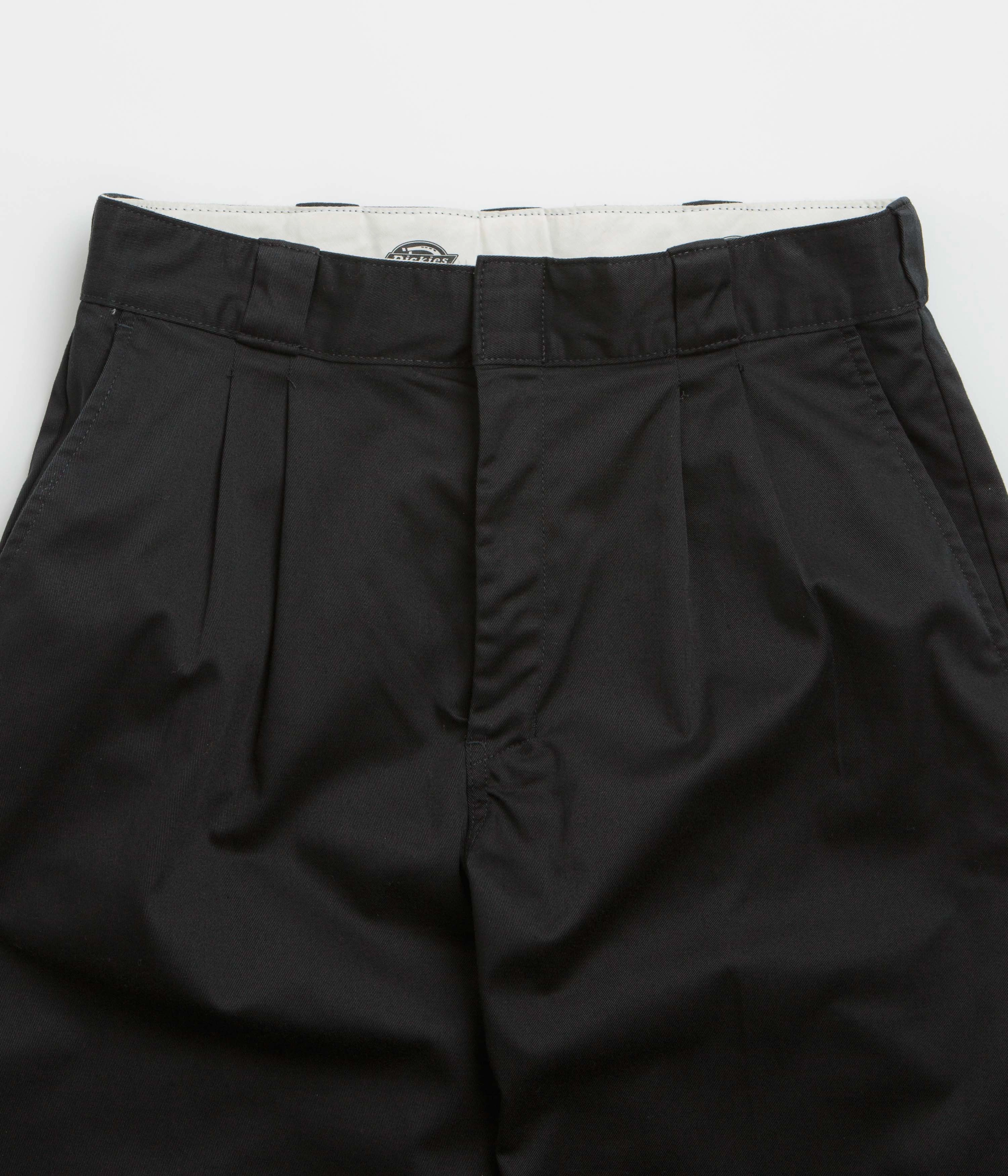 Dickies Unionville Pleated Work Pants - Black Perfect Fit