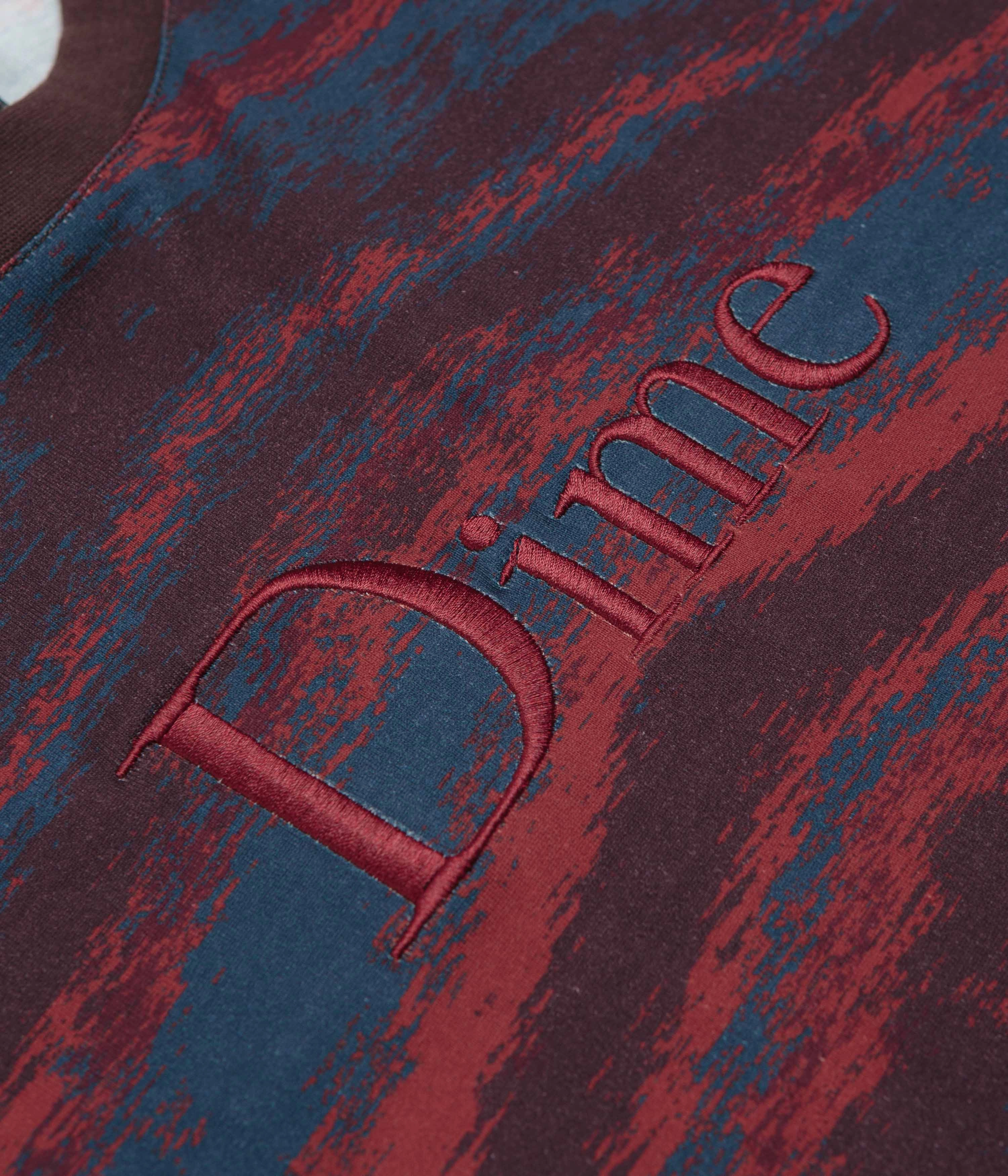 Modern Fit Dime Brushstroke Shirt - Bordeaux