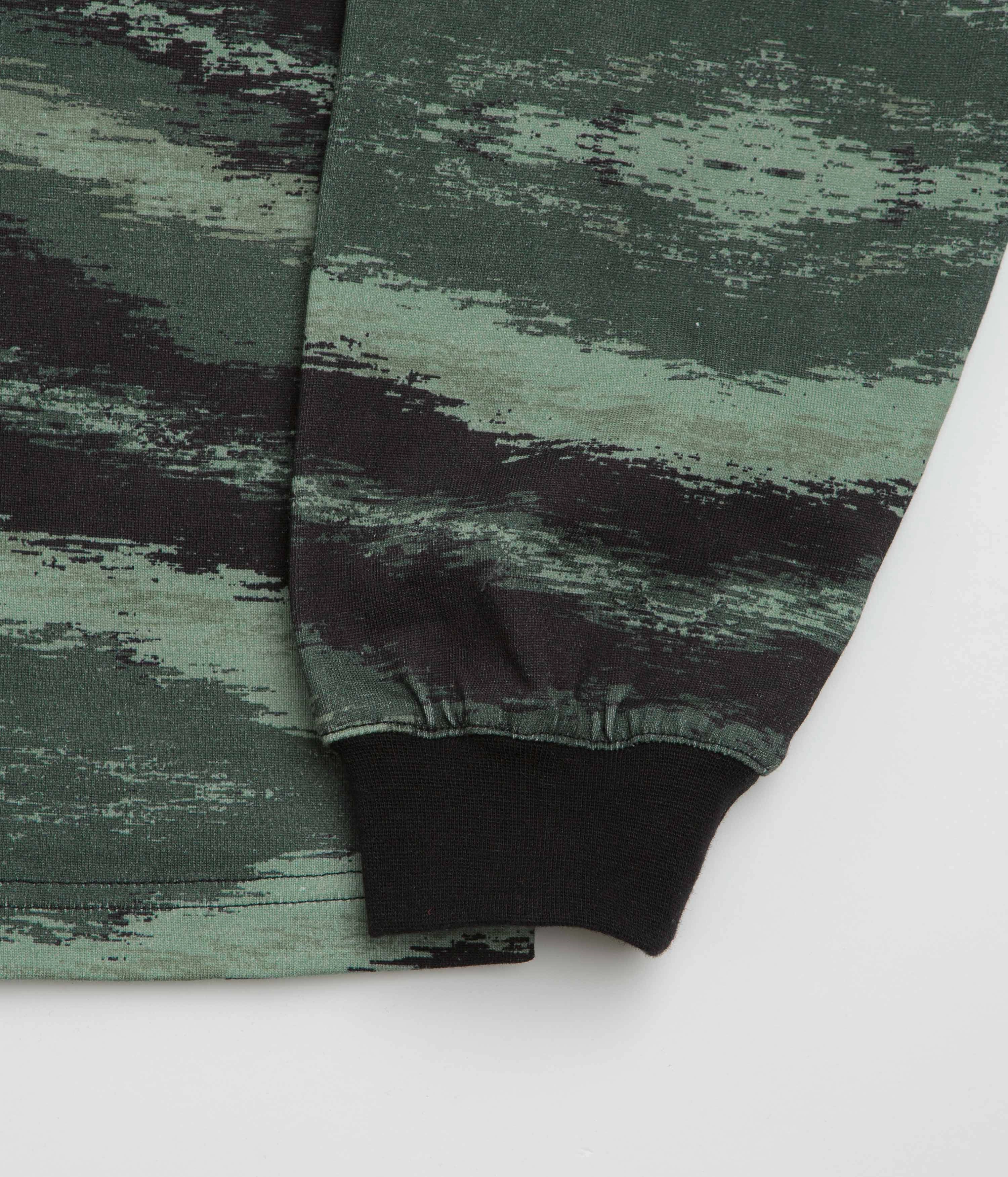 Dime Brushstroke Shirt - Hunter Green Party outfit