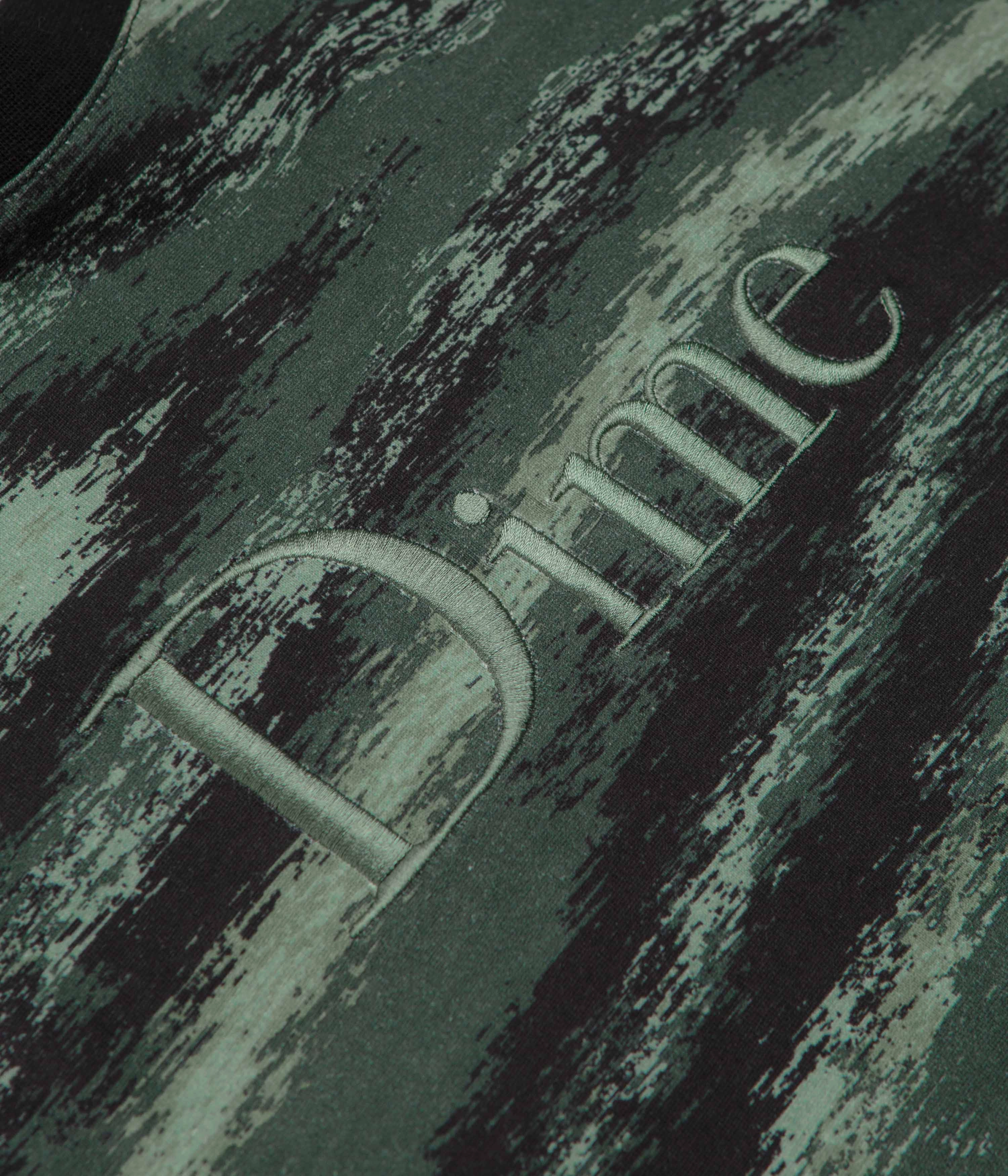 Dime Brushstroke Shirt - Hunter Green Lightweight Layers Winter Essentials