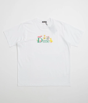 Simple Look Dime Classic Cross Stitch T-Shirt - White