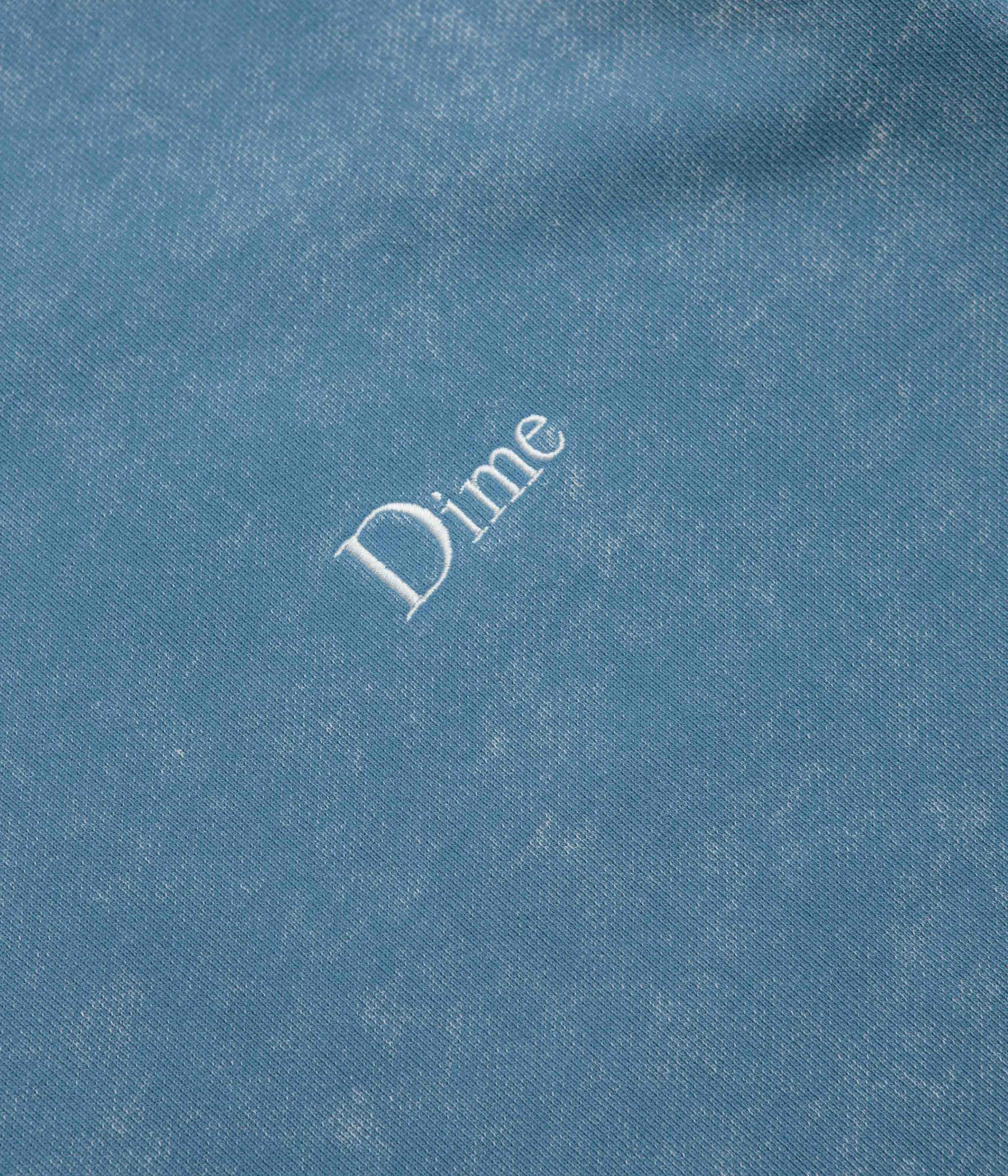 Dime Classic French Terry Crewneck Sweatshirt - Faded Sky Core Fit Sporty Wearable