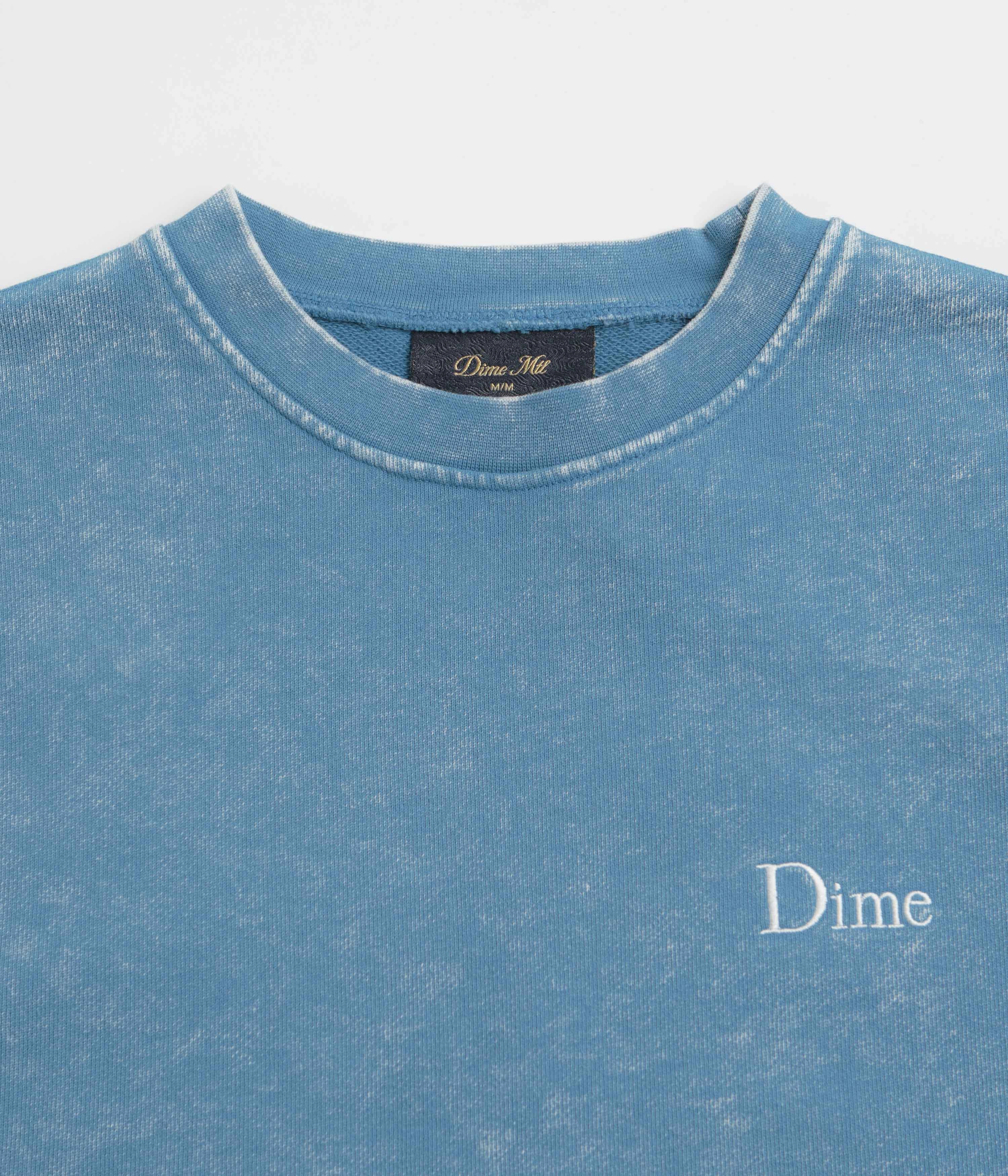Dime Classic French Terry Crewneck Sweatshirt - Faded Sky right for running