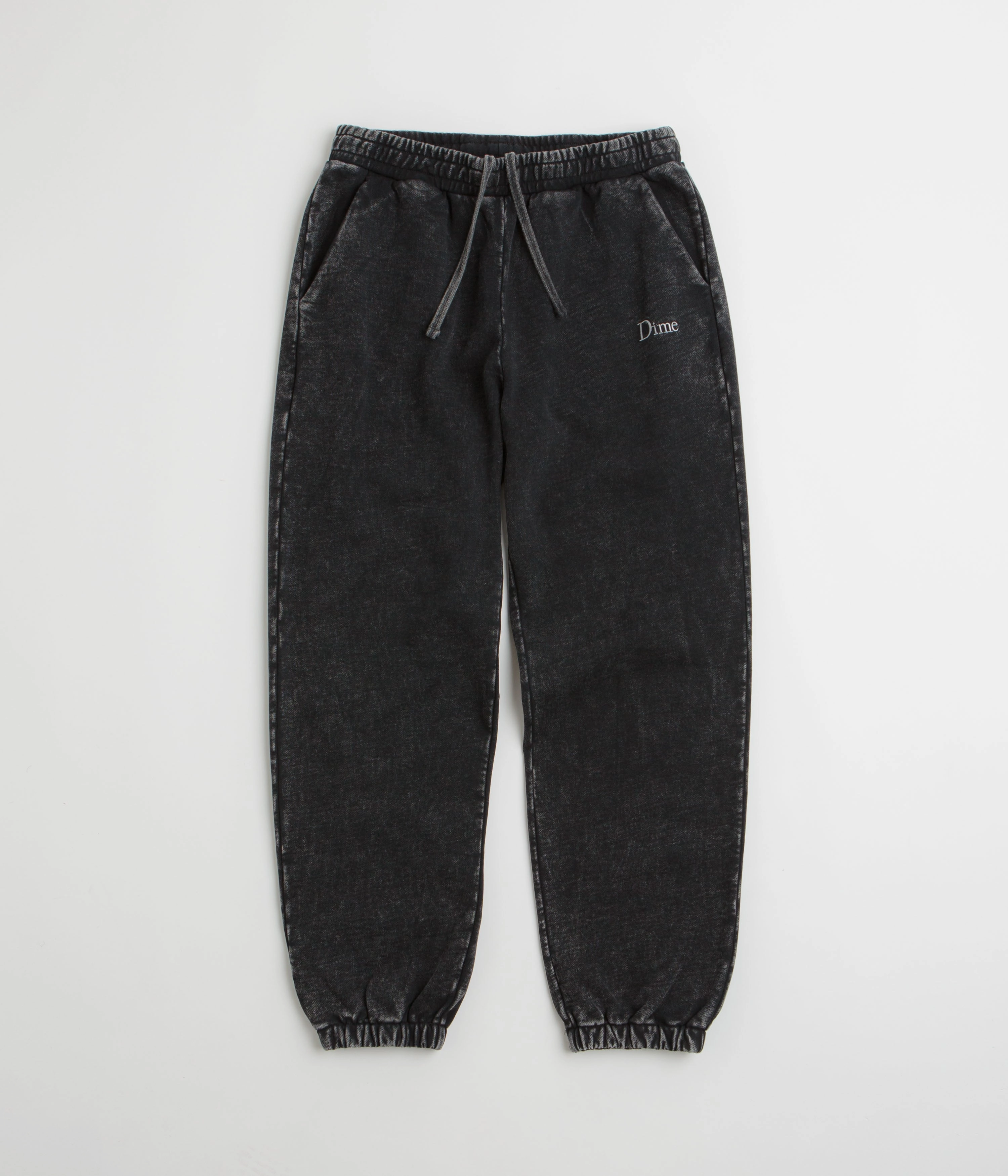 Tear Resistant Design Anti Odor Treatment Dime Classic French Terry Sweatpants - Faded Black