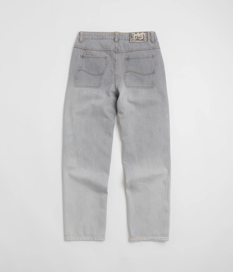 Dime Classic Relaxed Jeans - Dipped Sandblasted Grey Fashion friendly