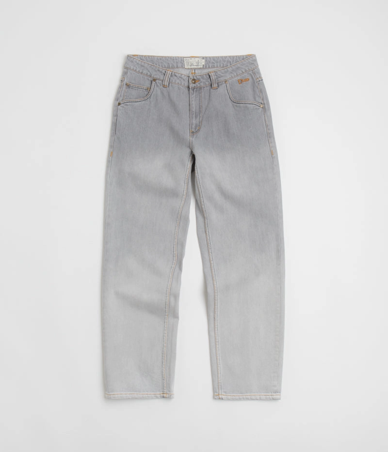 Dime Classic Relaxed Jeans - Dipped Sandblasted Grey Outfit Plan Go To Outfit