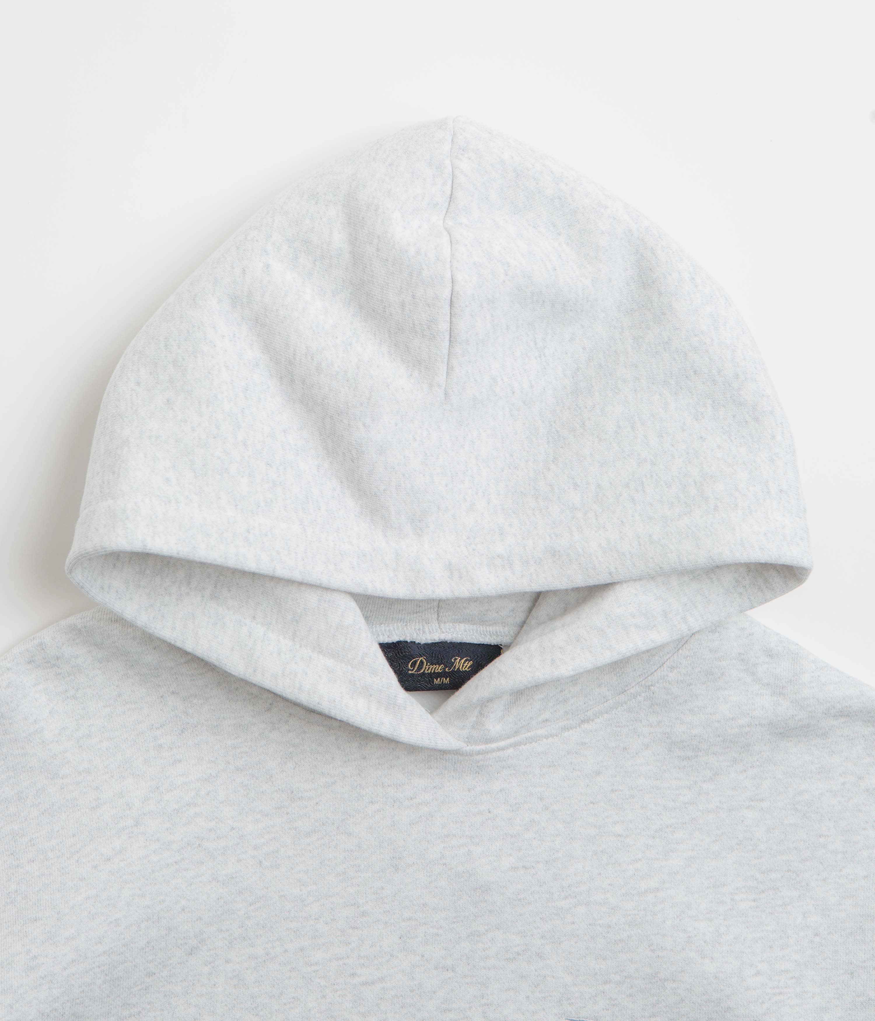Dime Classic Small Logo Hoodie - Ash Stylish Fresh Vibe