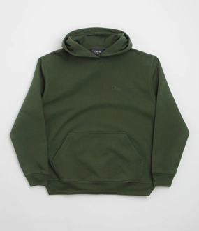 wrinkle free Coffee Date Dime Classic Small Logo Hoodie - Forest Green