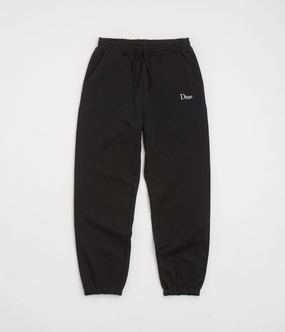 Side Pockets Dime Classic Small Logo Sweatpants - Black