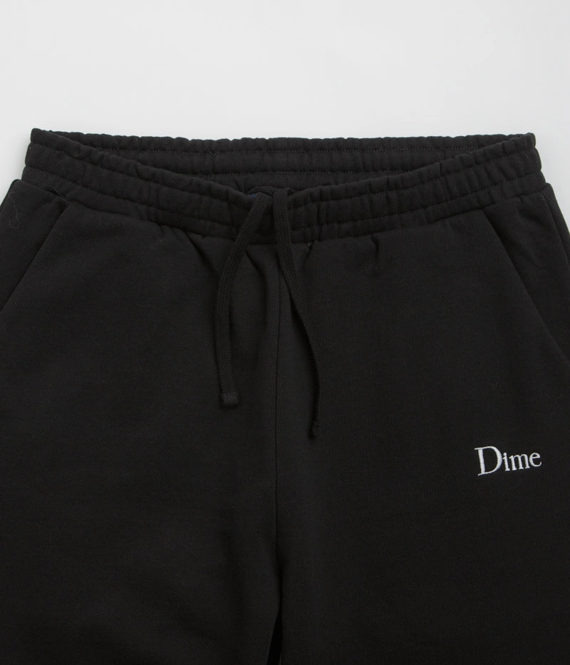 ElasticWaist Layering Piece Dime Classic Small Logo Sweatpants - Black
