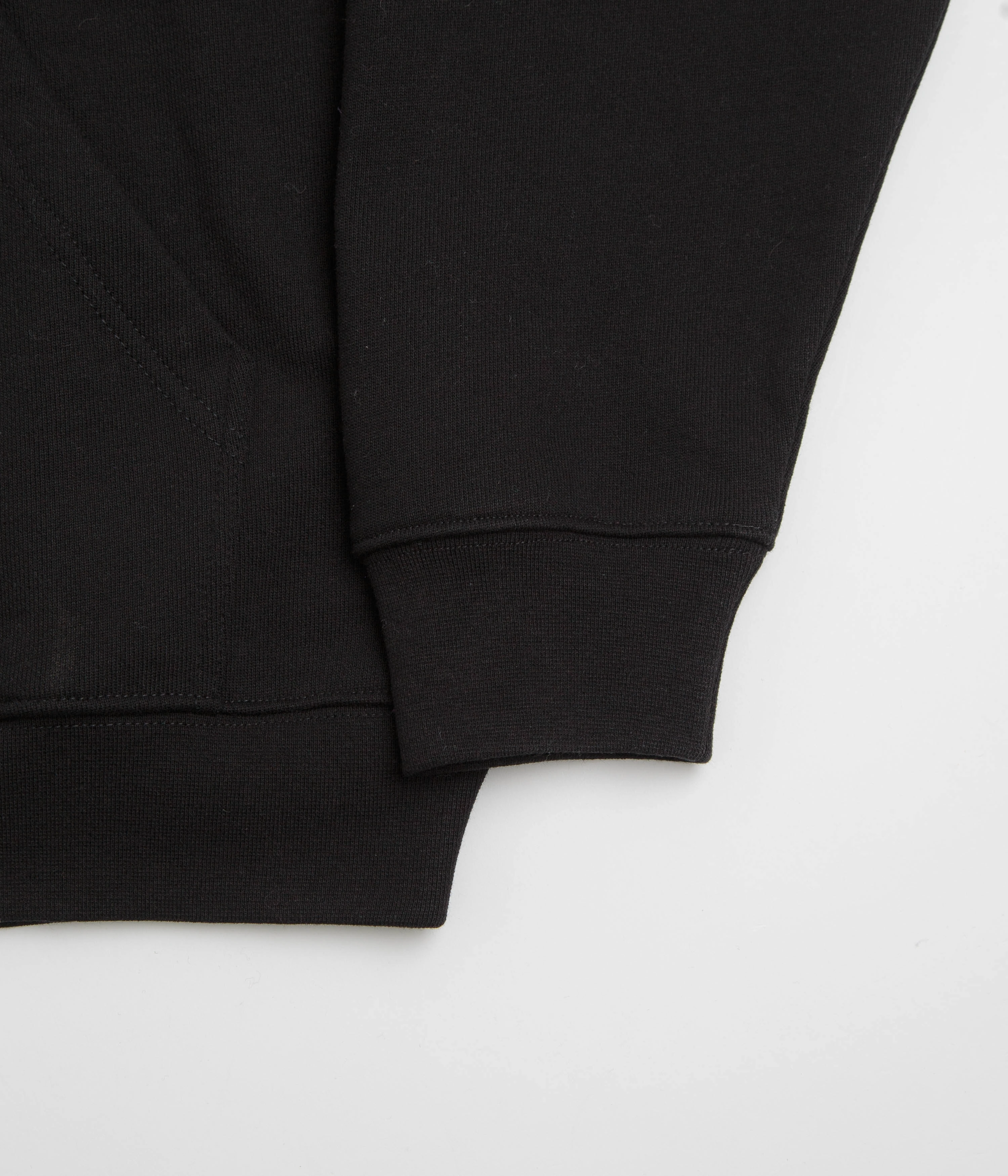 Versatile Clothing Dime Cursive Small Logo Hoodie - Black