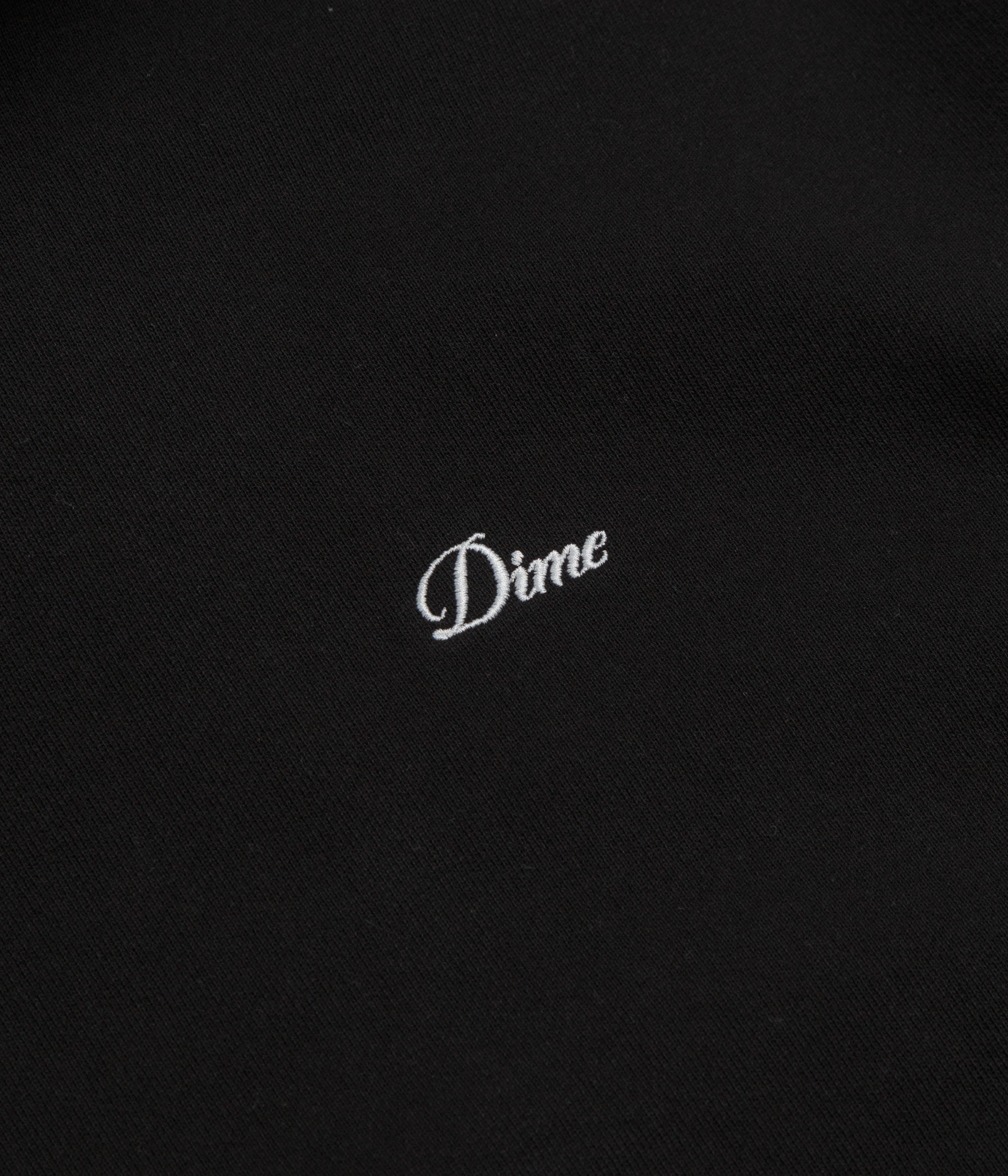 Dime Cursive Small Logo Hoodie - Black Bohemian style