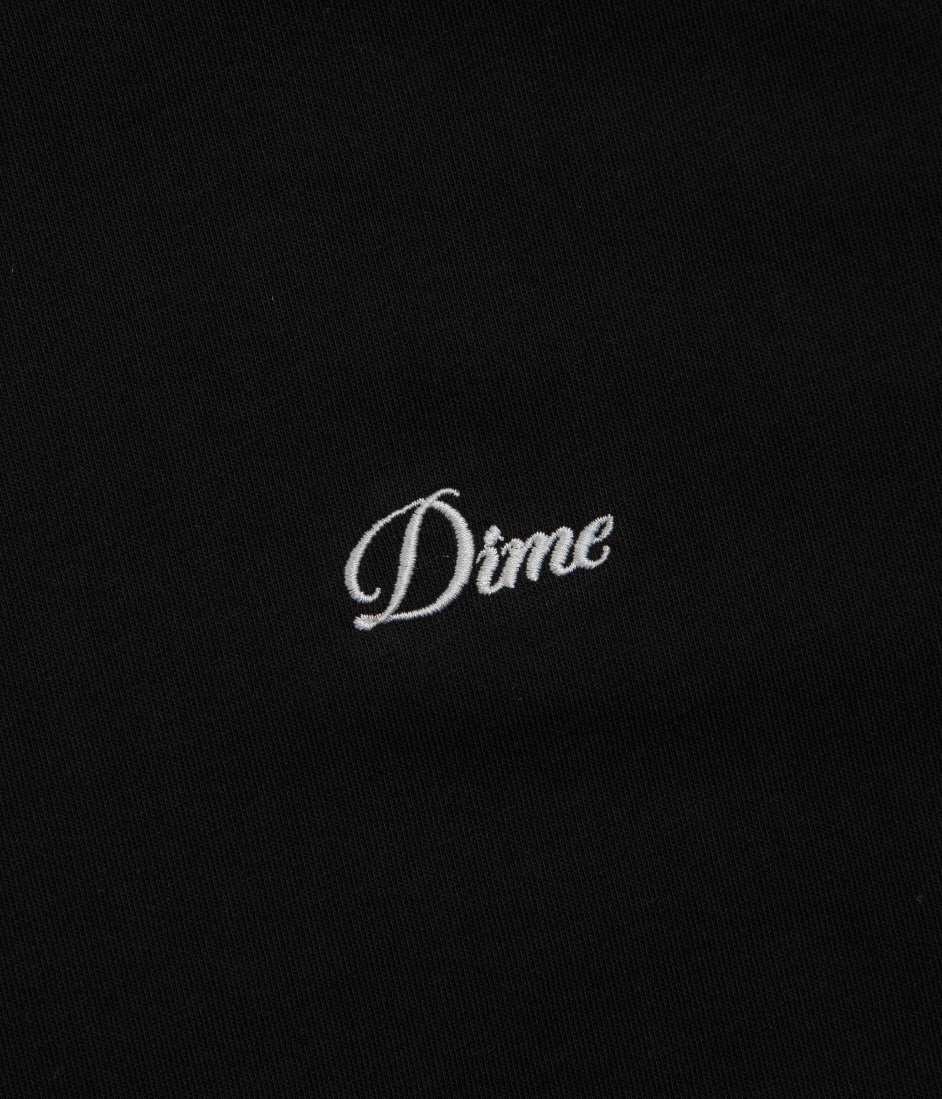 outdoor concert Dime Cursive Small Logo T-Shirt - Black