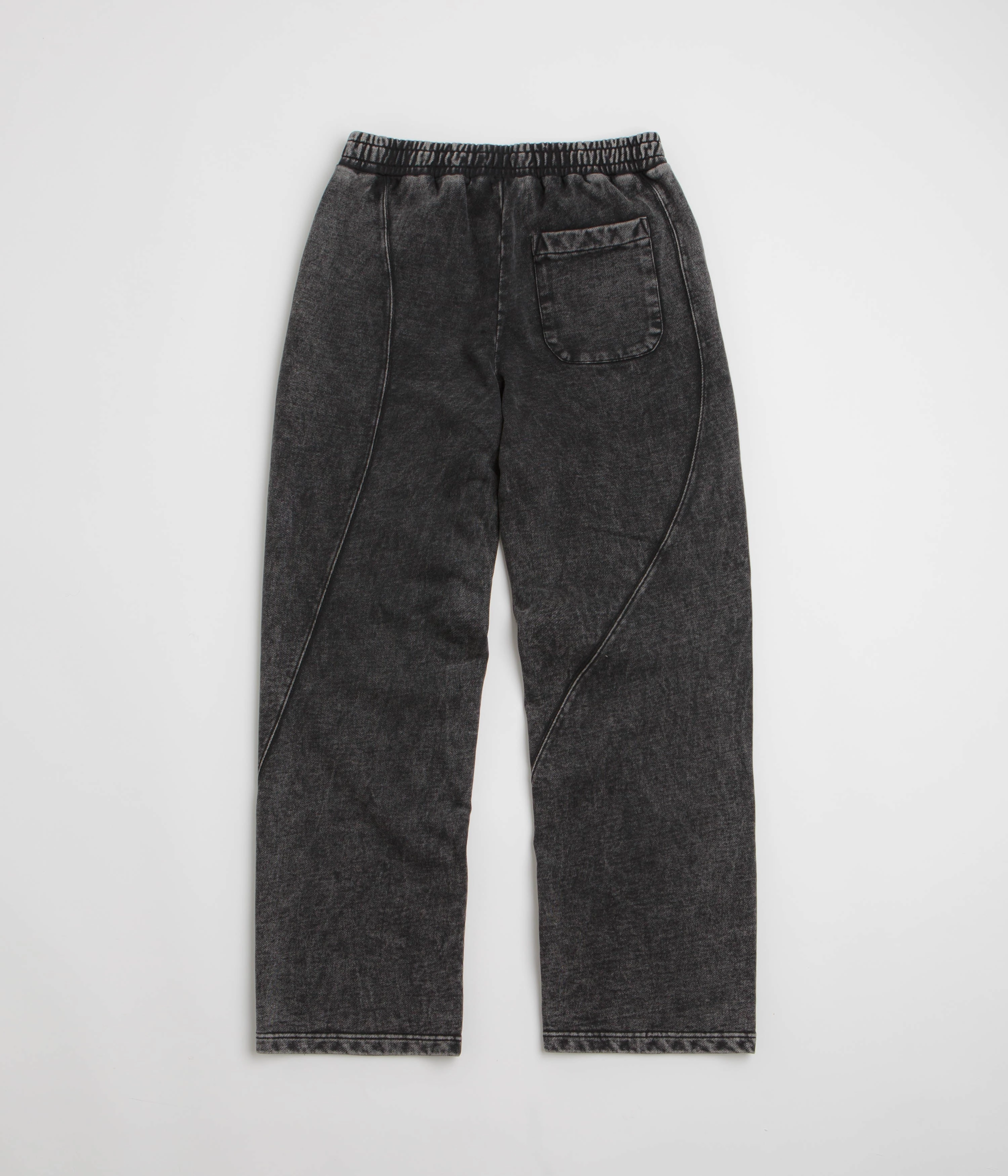 ReinforcedKnees Active Comfort Dime Cyclone French Terry Pants - Black Snow Washed