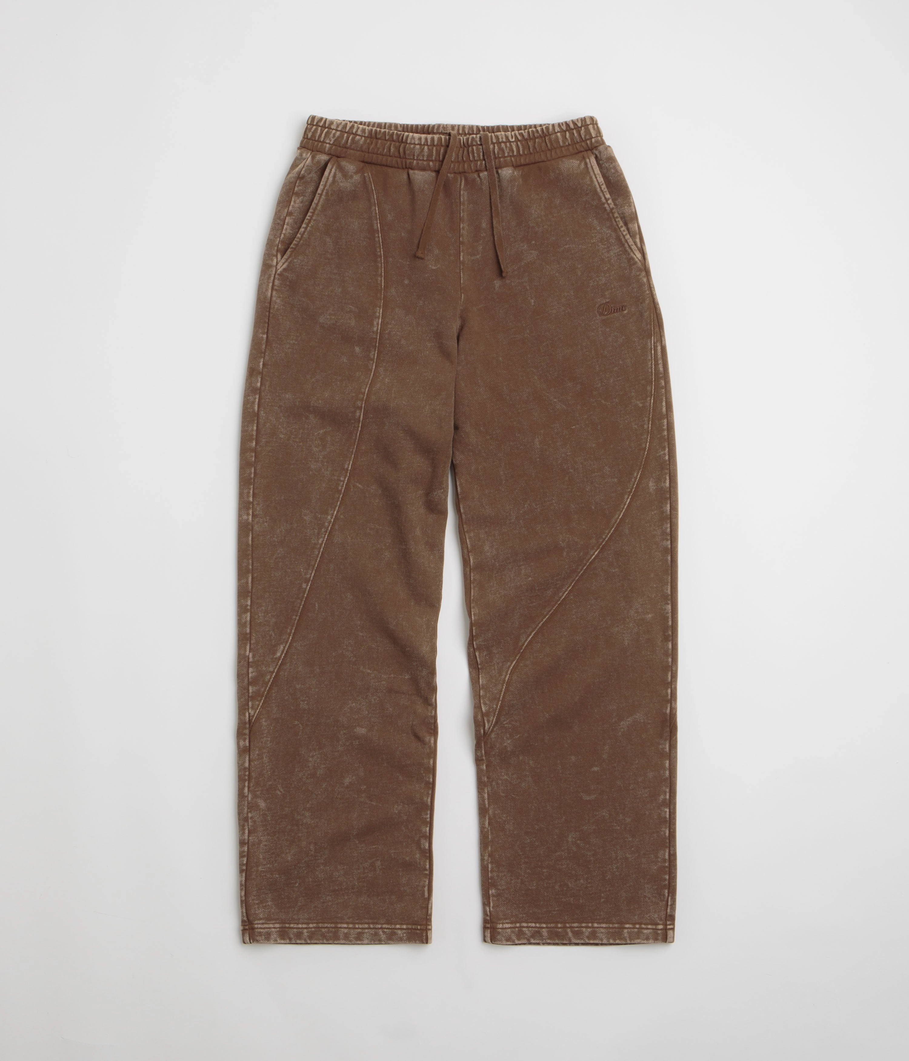 Dime Cyclone French Terry Pants - Brown Snow Washed AntiStaticFinish