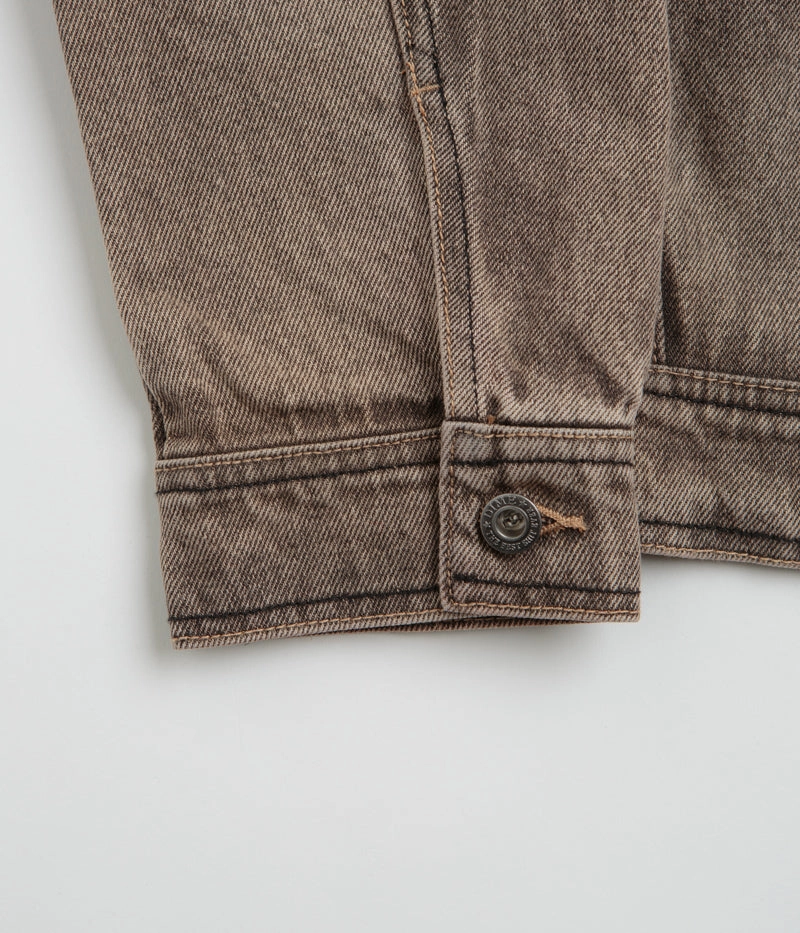 Cozy Interior Dime Denim Jacket - Dipped Sandblasted Brown