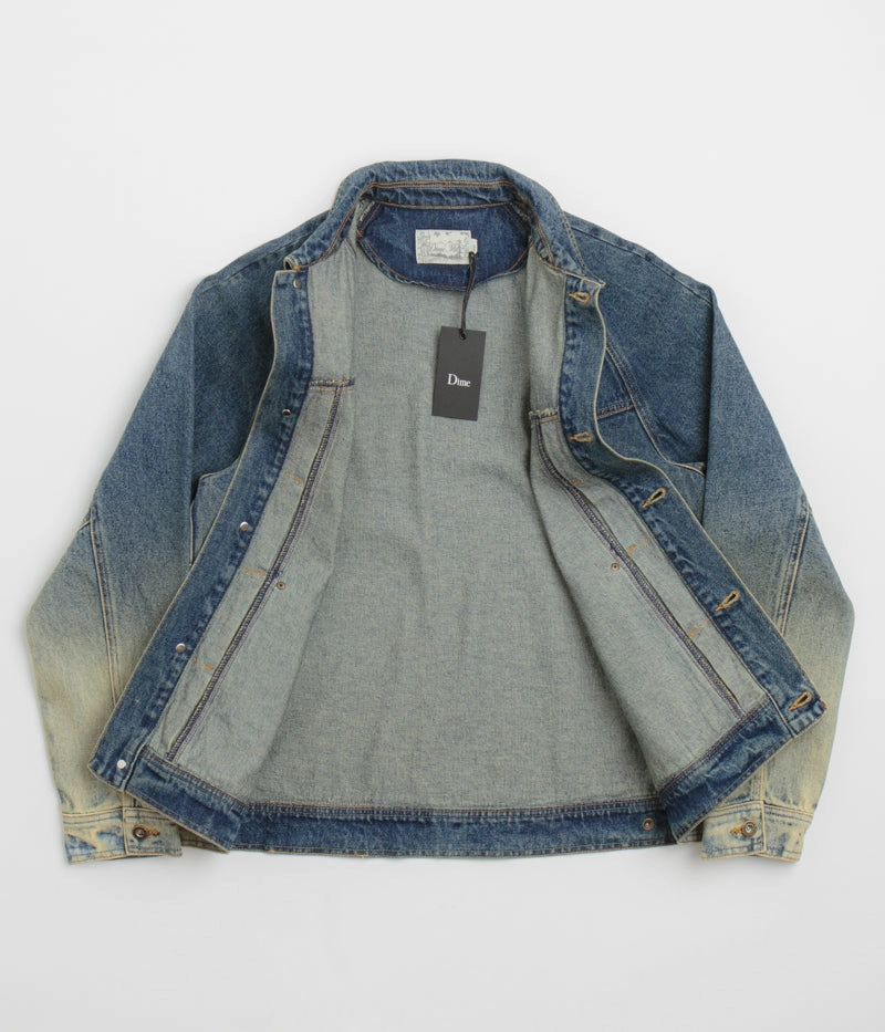 Aim Support Dime Denim Jacket - Dipped Sandblasted Indigo