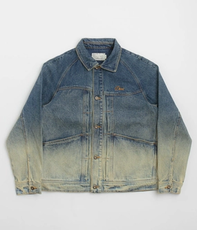 Dime Denim Jacket - Dipped Sandblasted Indigo holiday